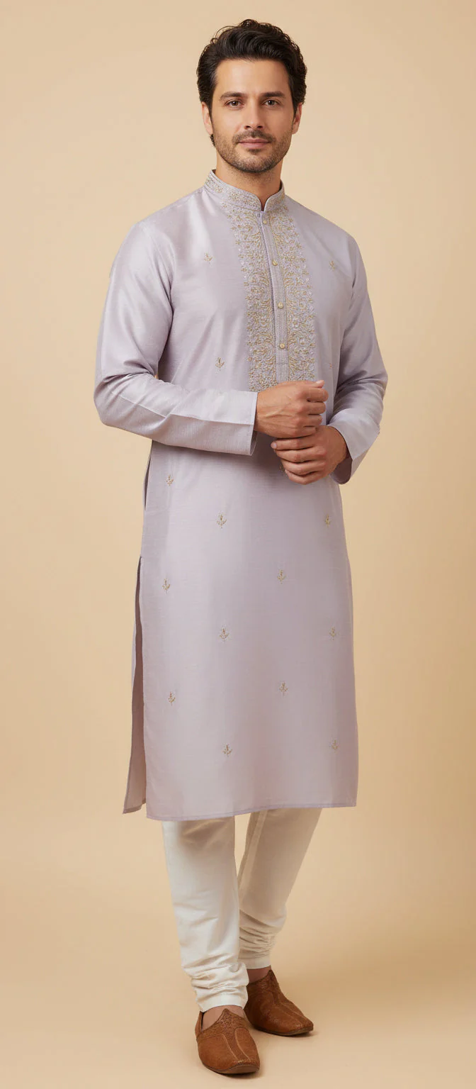 Lilac Grace Kurta Set - Image 2