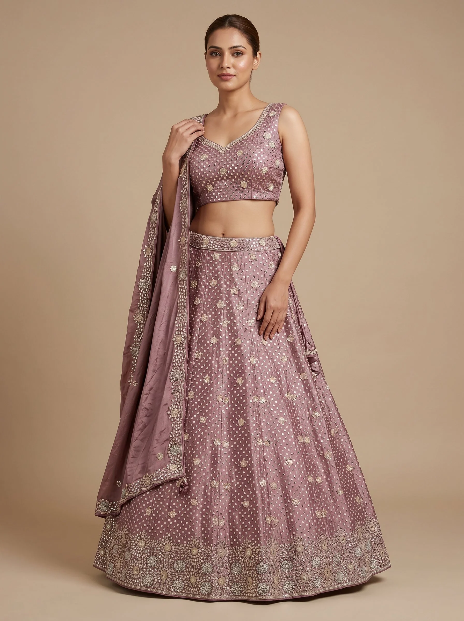 Lilac Mist Lehenga
