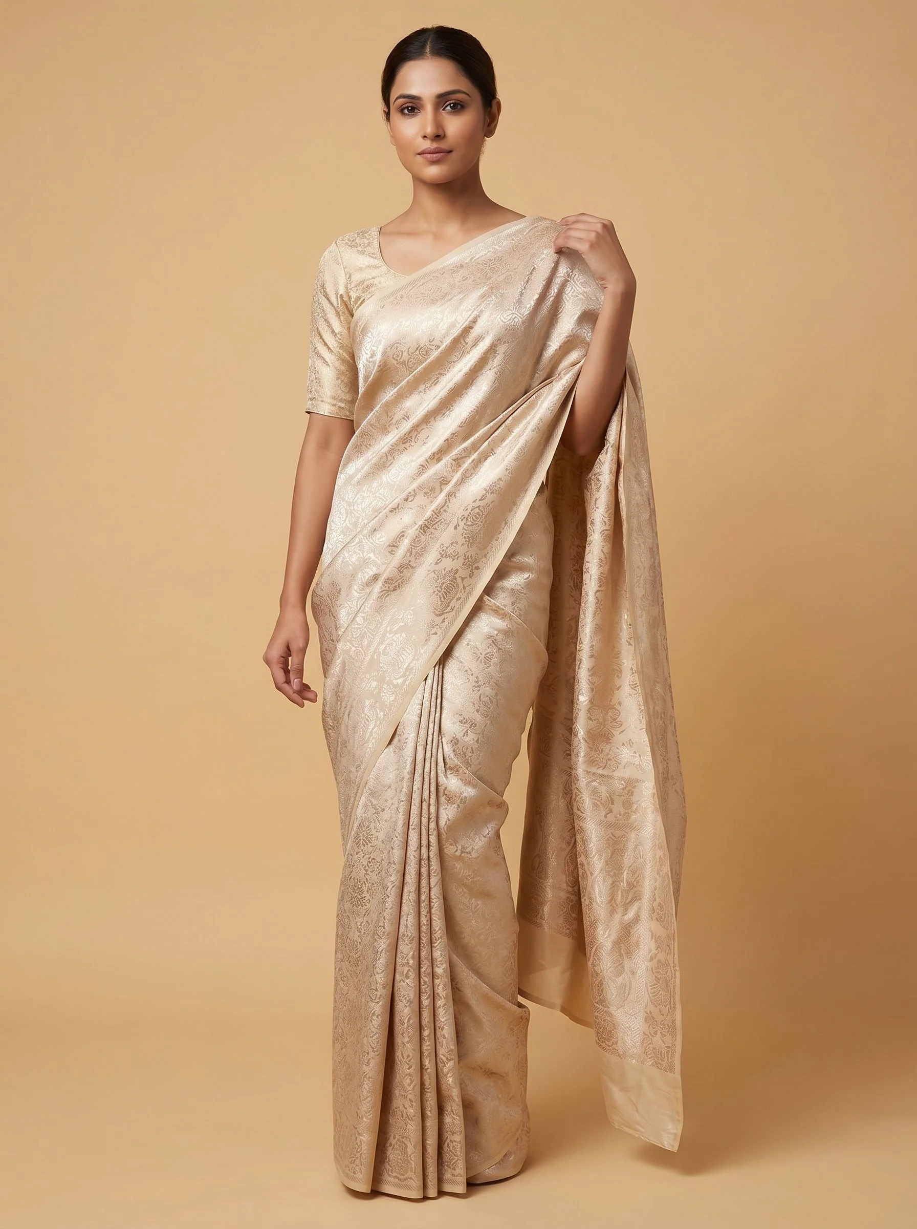 Lime Fresh Glow Handloom Saree