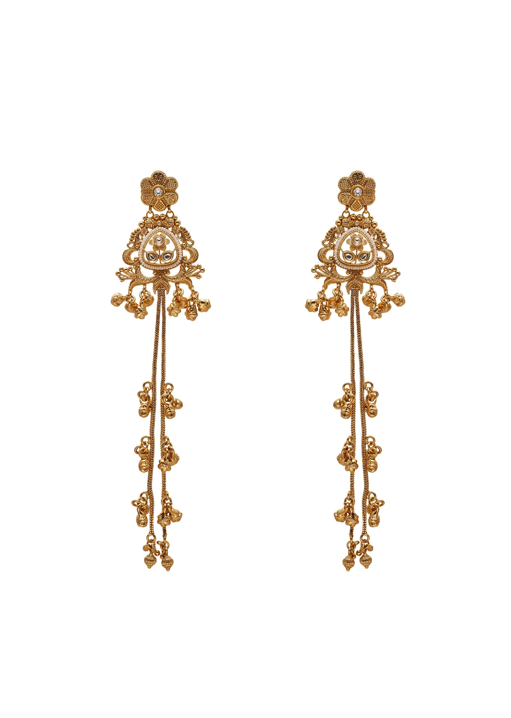 Long Tassel Dangler Earrings