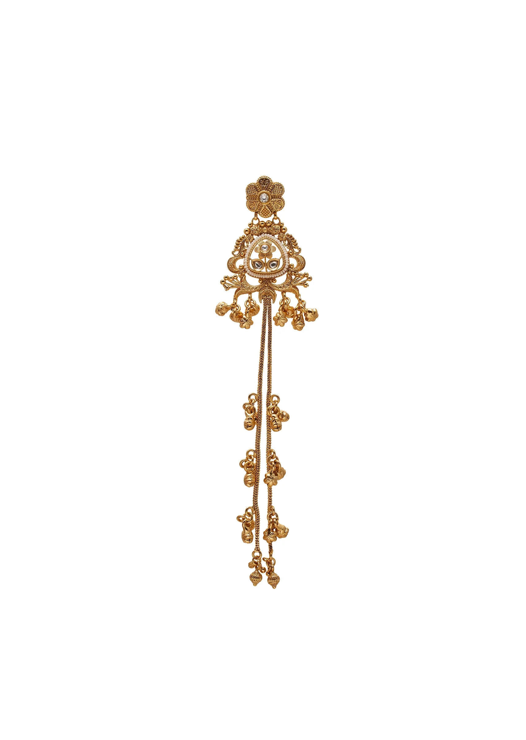 Long Tassel Dangler Earrings - Image 2