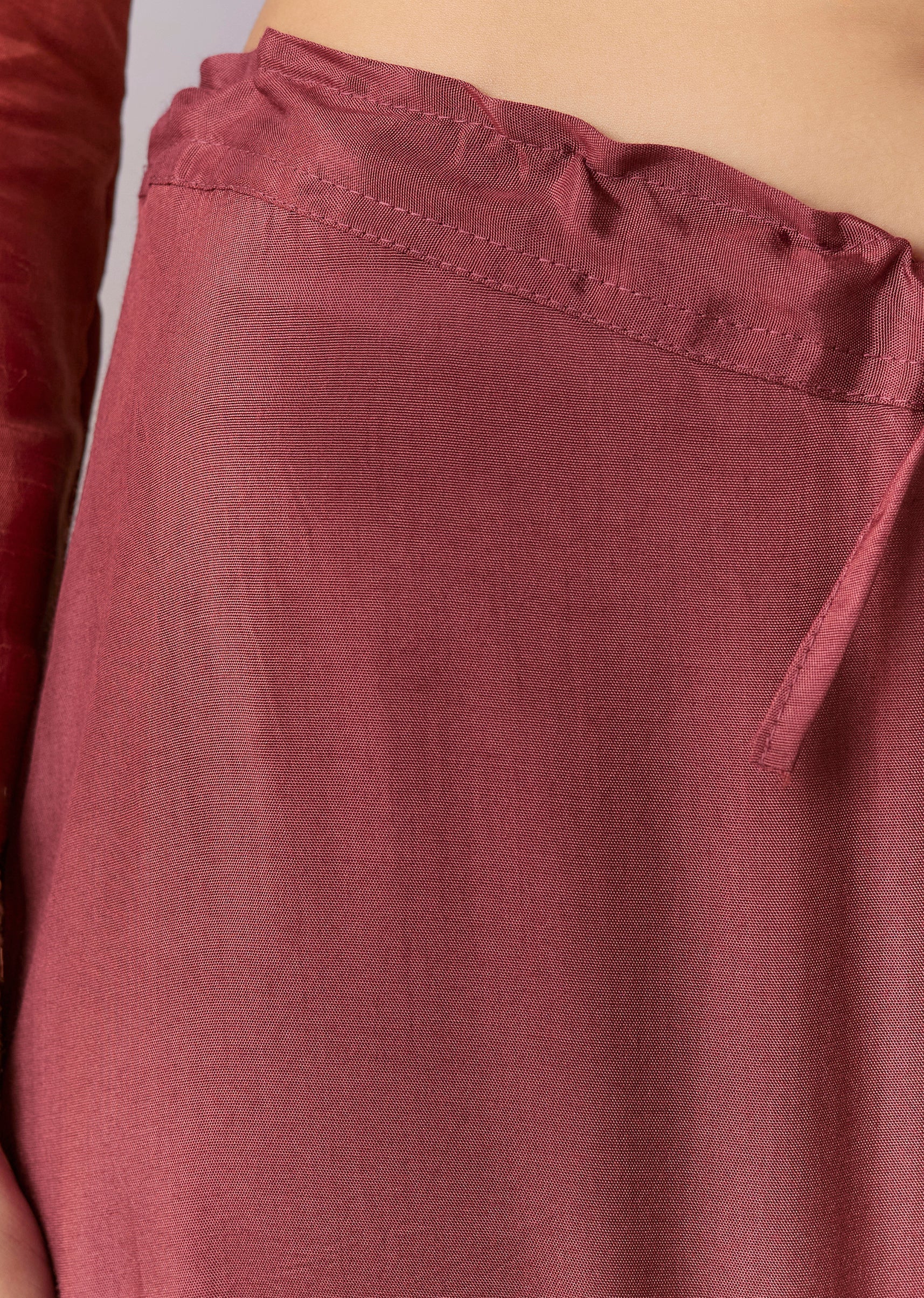 Magenta Ombre Sharara Suit Set With Dupatta - Image 6