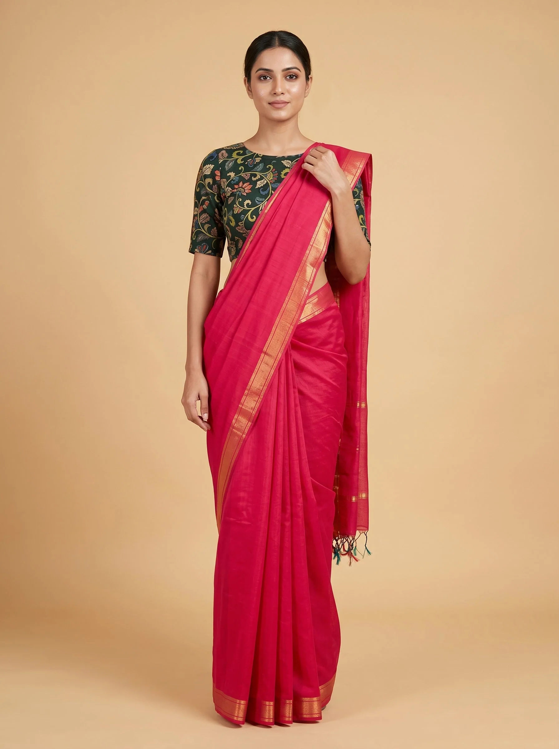 Magenta Pop Radiance Saree