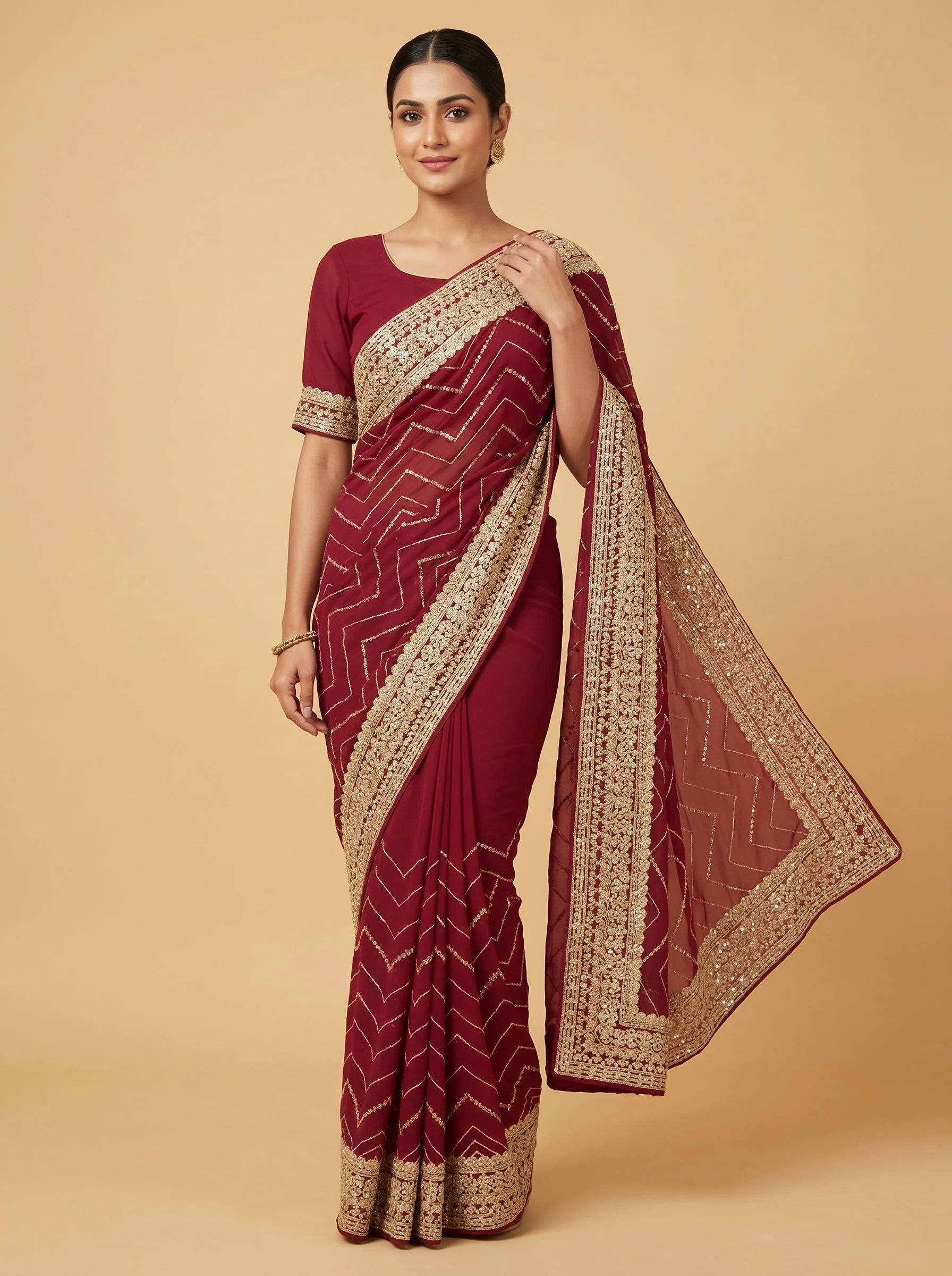 Maroon Majesty Weave