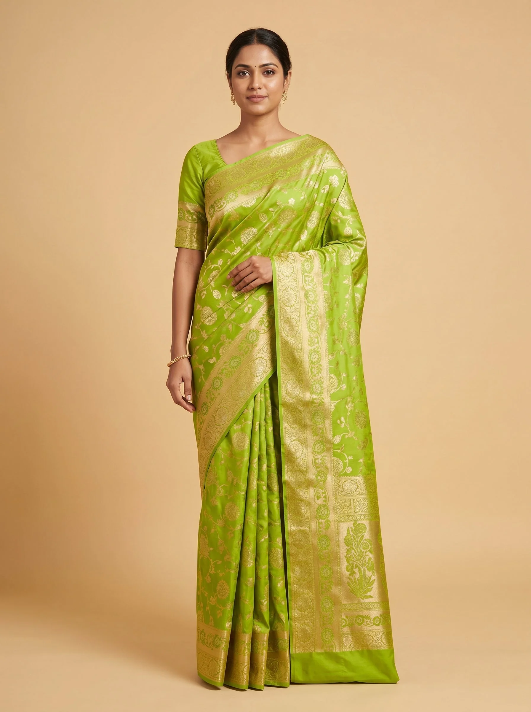 Mehendi Green Radiance Saree