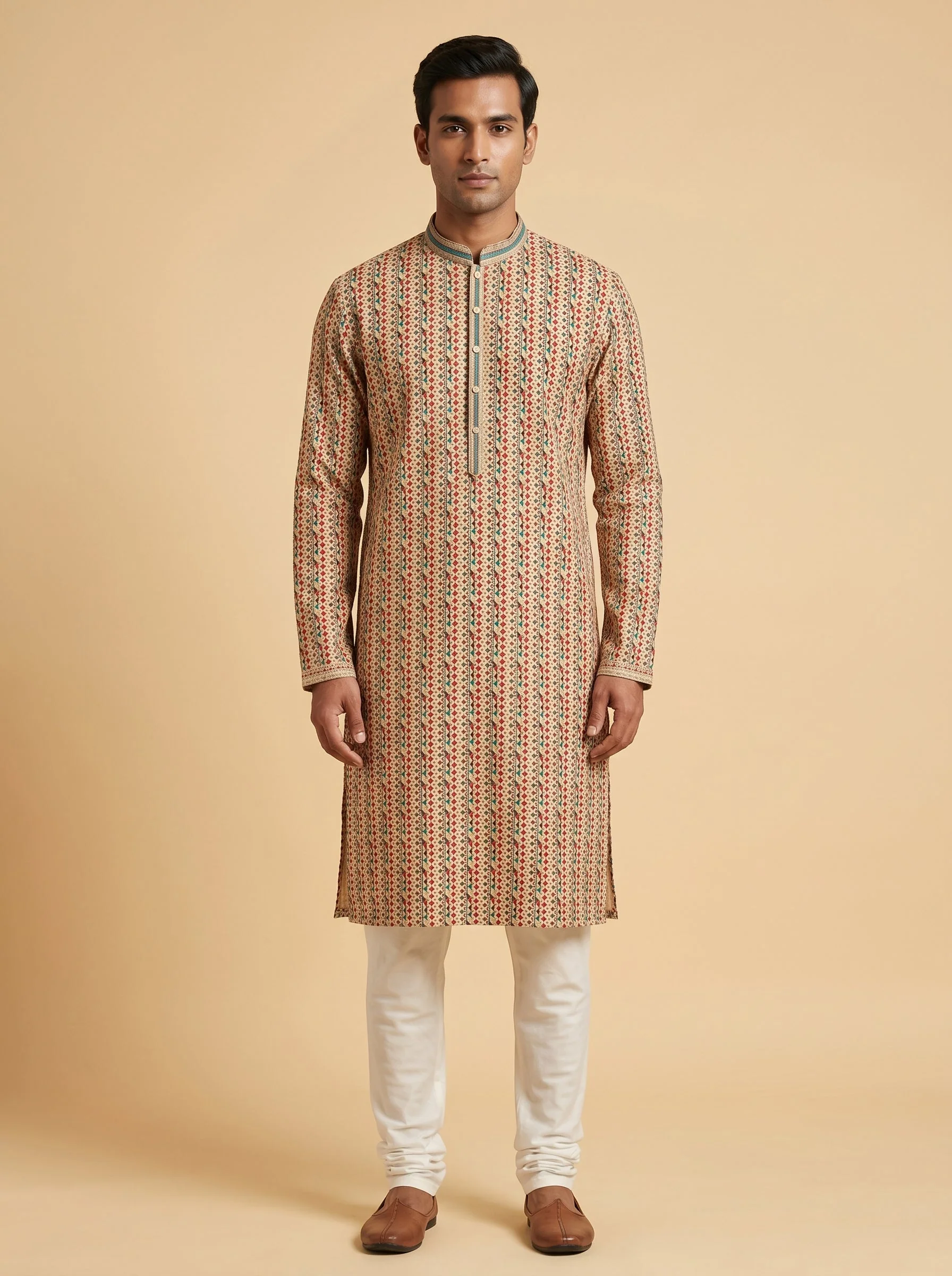 Multi Color Designer Kurta Set