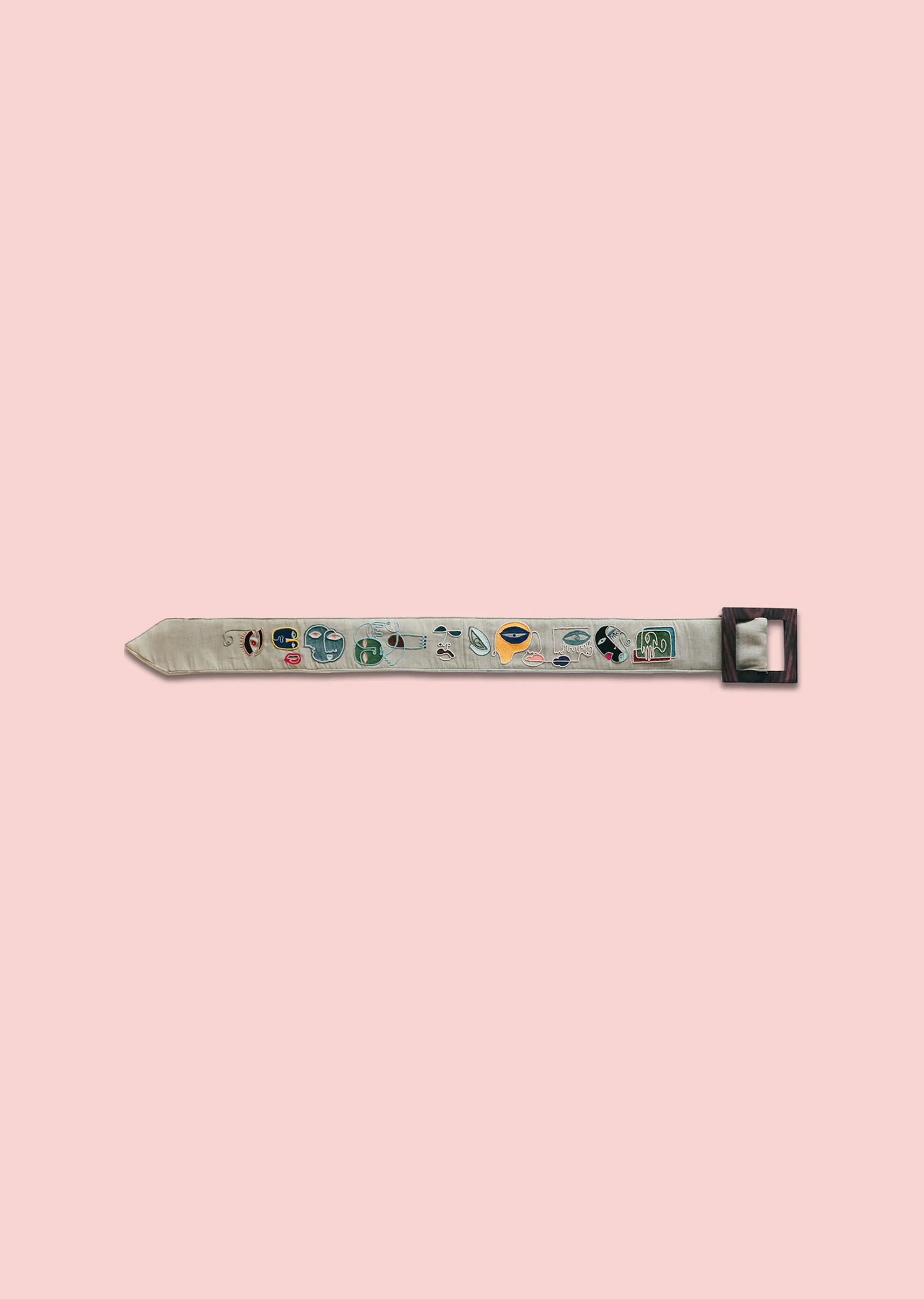 Multi Color Embroidered Waist Belt - Image 4