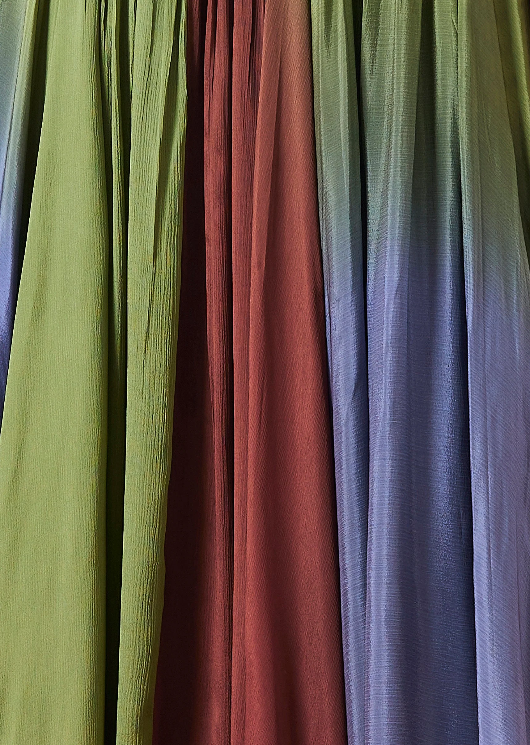 Multi Colour Fusion Lehenga With Dupatta - Image 6
