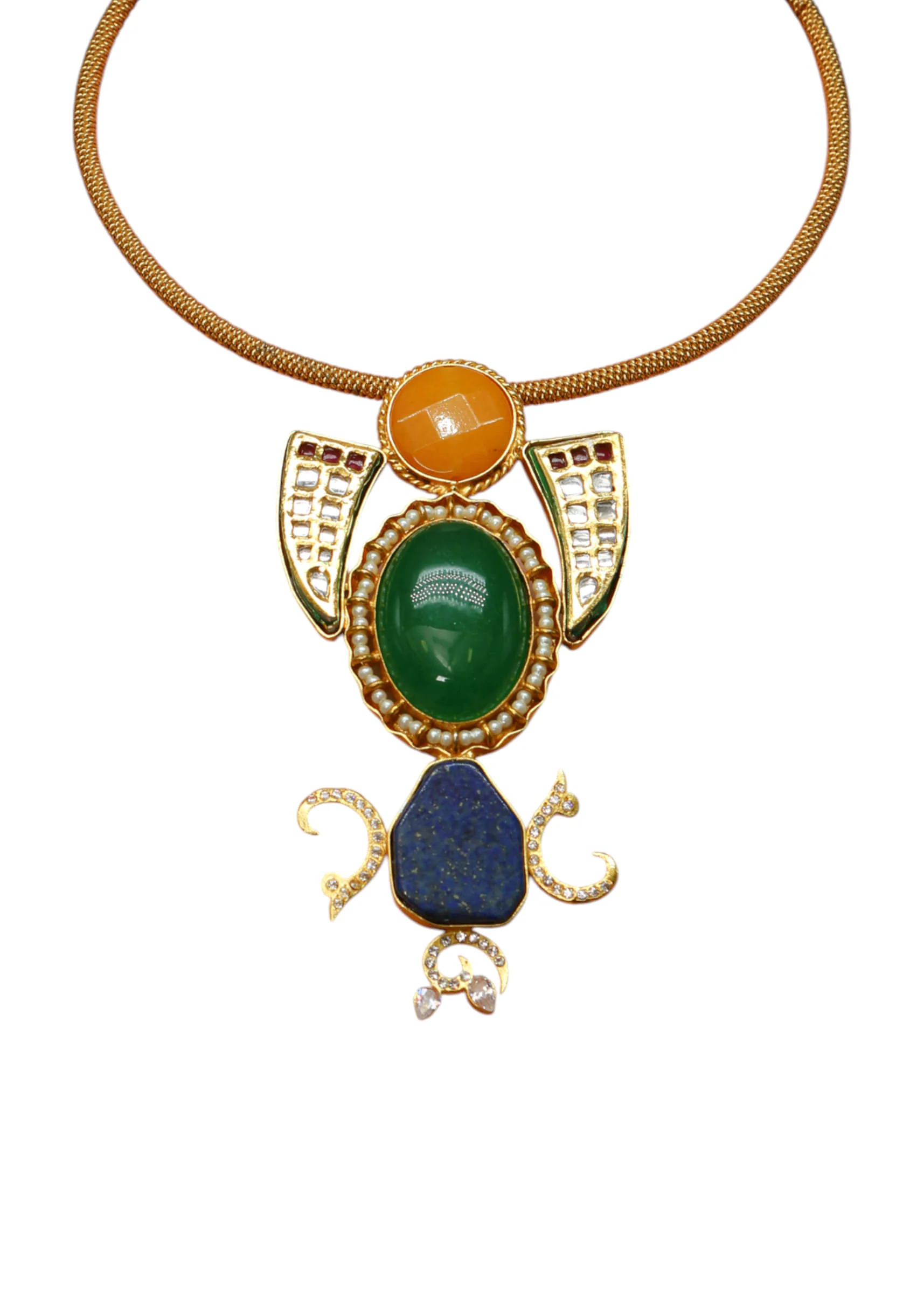 Multi Fusion Statement Pendant Necklace - Image 3