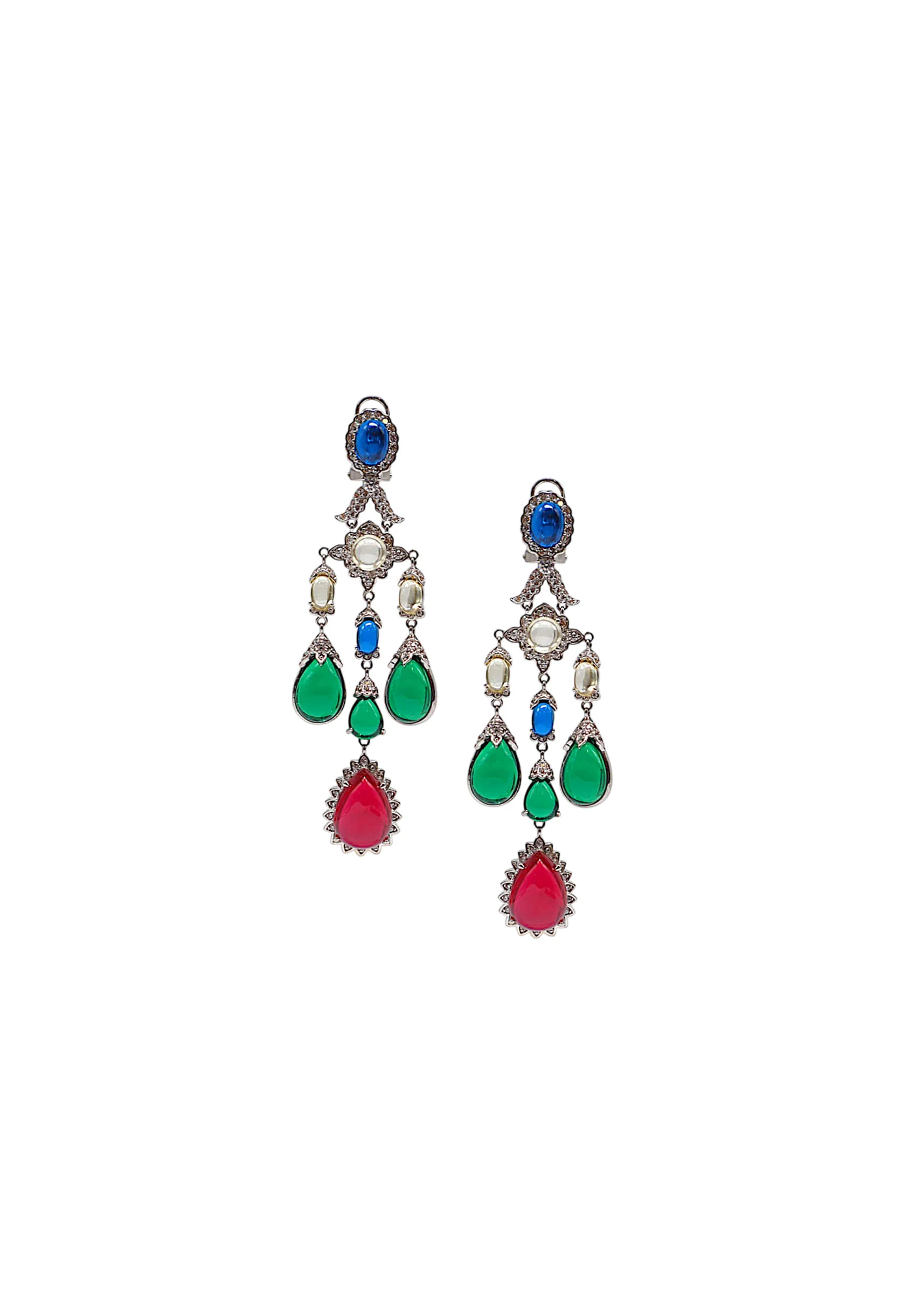 Multi Fusion Teardrop Tiered Danglers