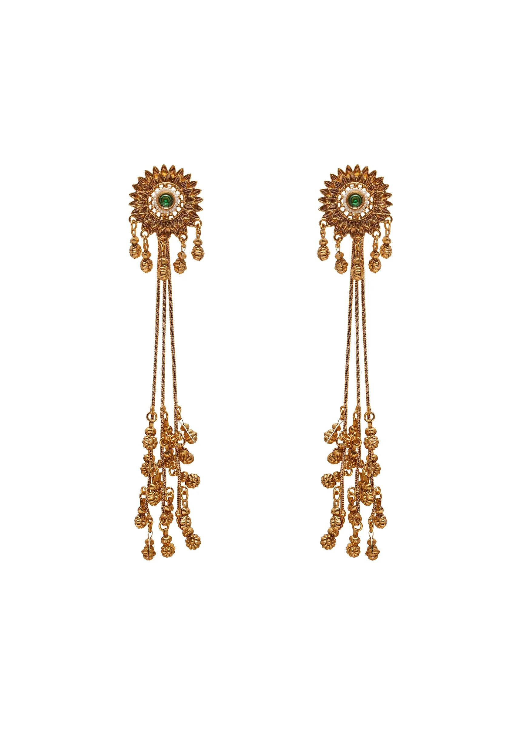 Multicolor Long Dangler Earrings
