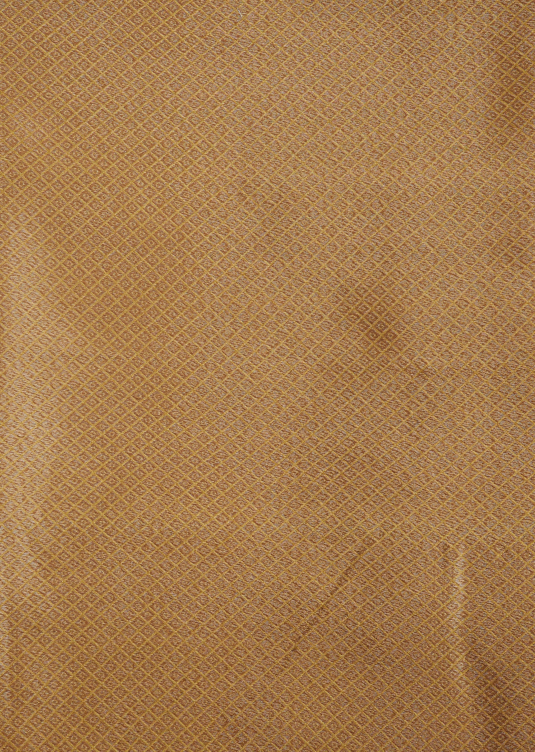 Mustard Yellow Banarasi Silk Unstitched Suit Set With Dupatta - Image 2