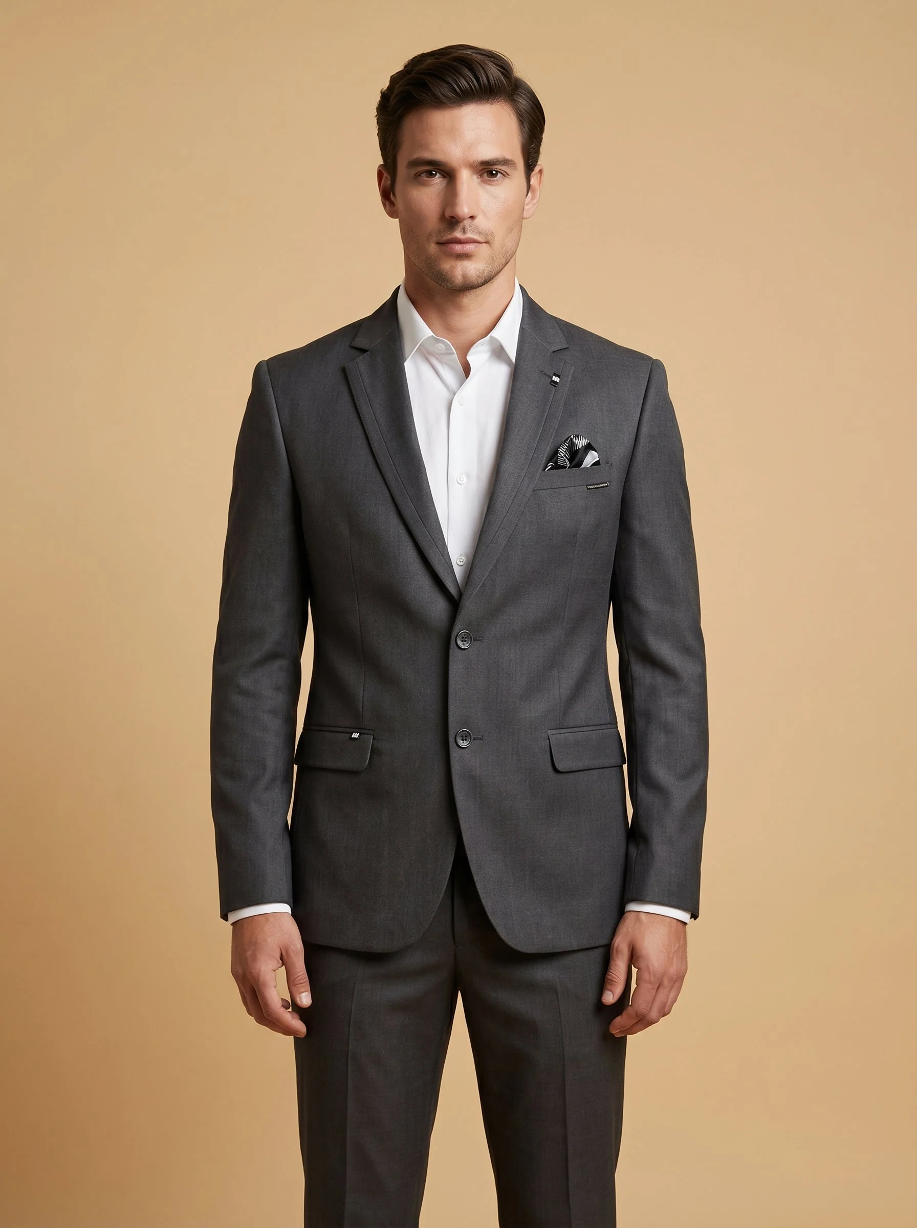 Navy Blue Blazer Style Kurta Set
