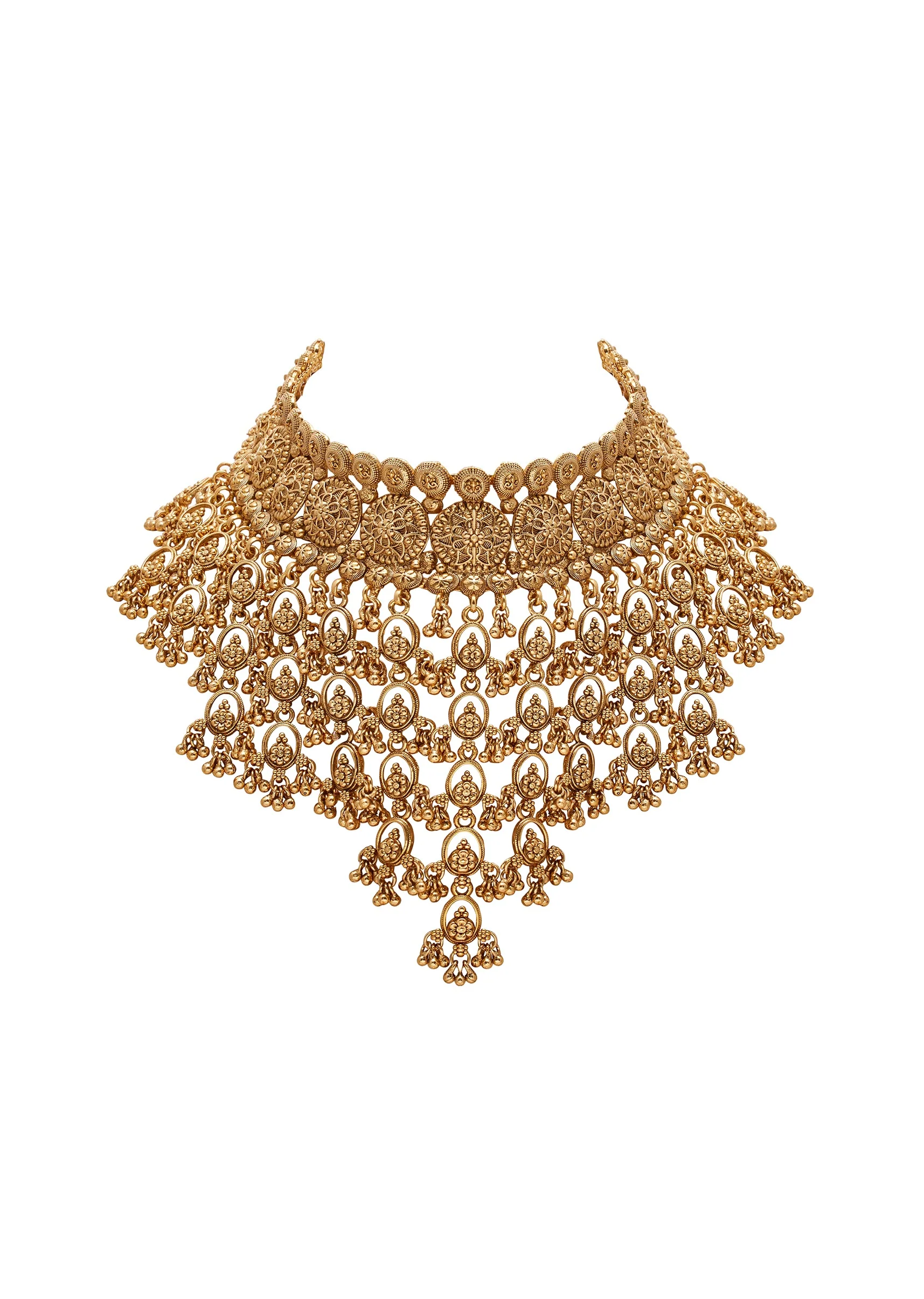 Noor Bridal Kundan Necklace Set - Image 2
