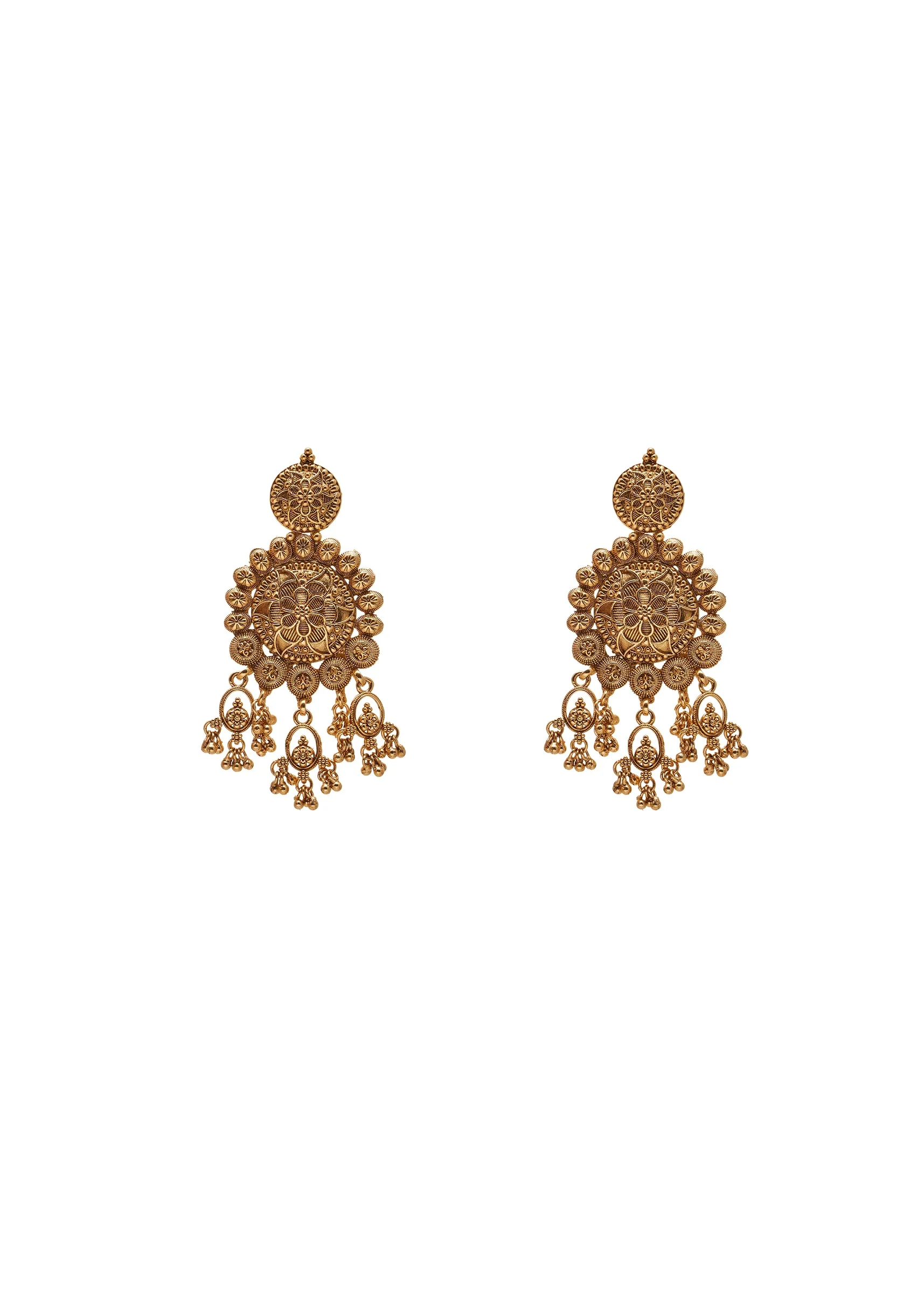 Noor Bridal Kundan Necklace Set - Image 3