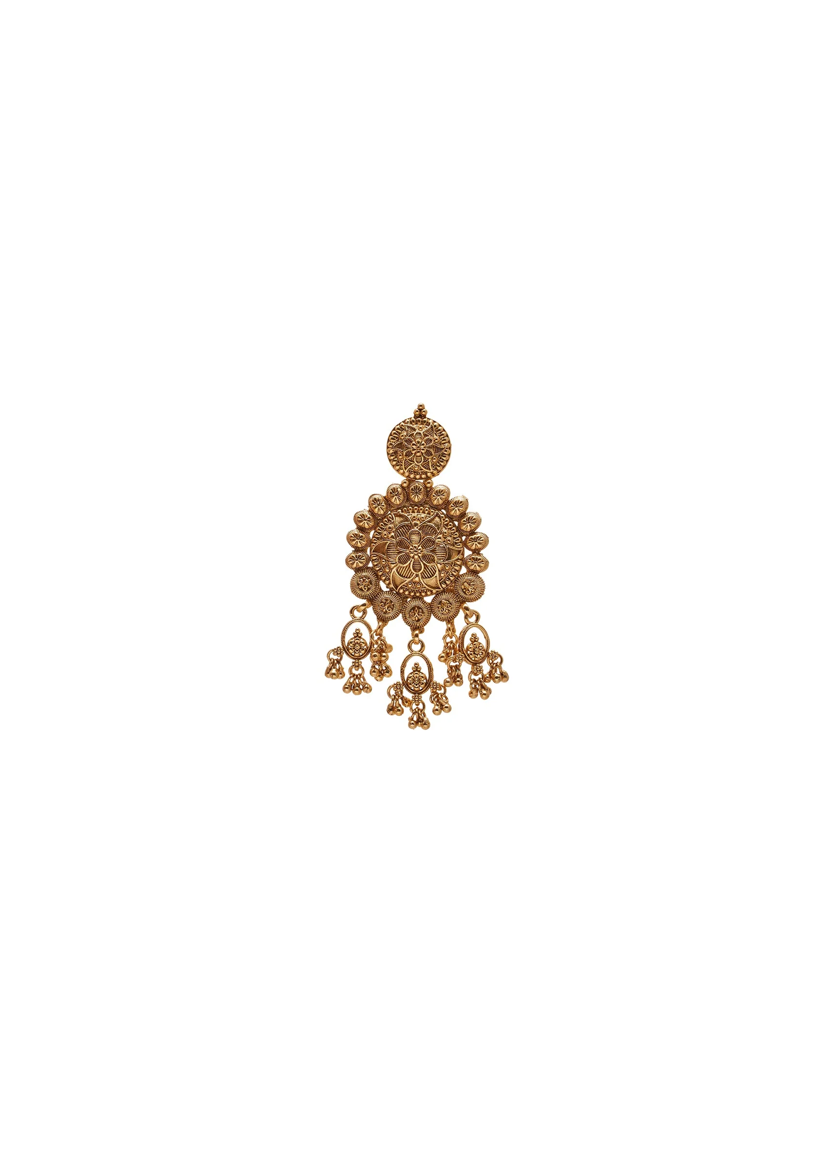 Noor Bridal Kundan Necklace Set - Image 4