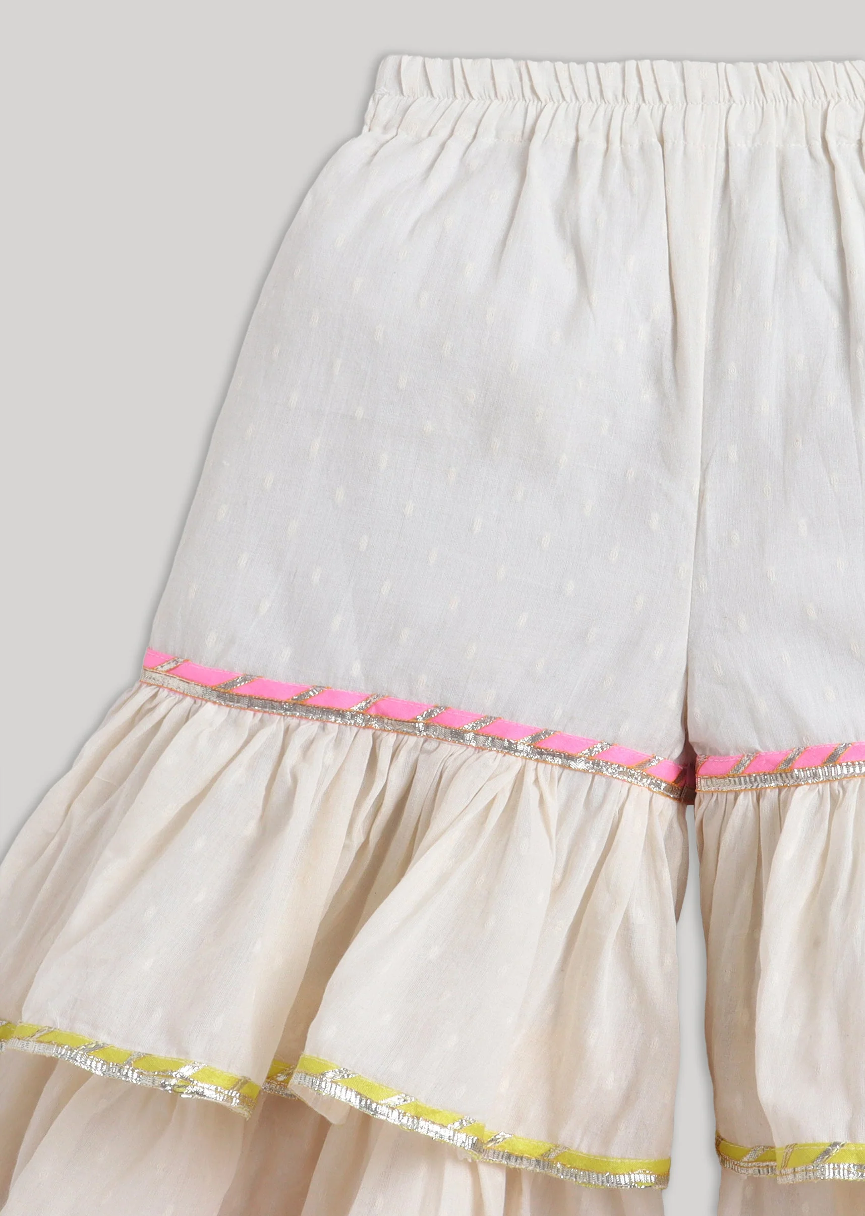 Noor Off White Printed Salwar Kameez Set - Image 6