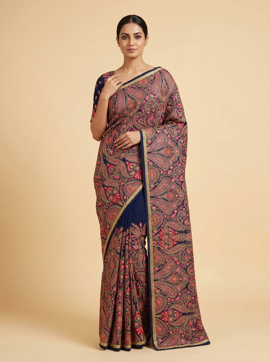 Obsidian Black Signature Luxe Saree