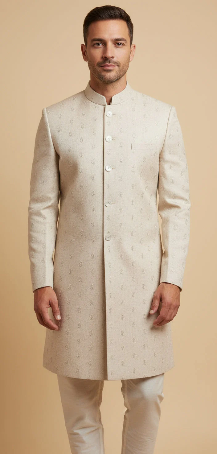 Offwhite Regal Sherwani - Image 2