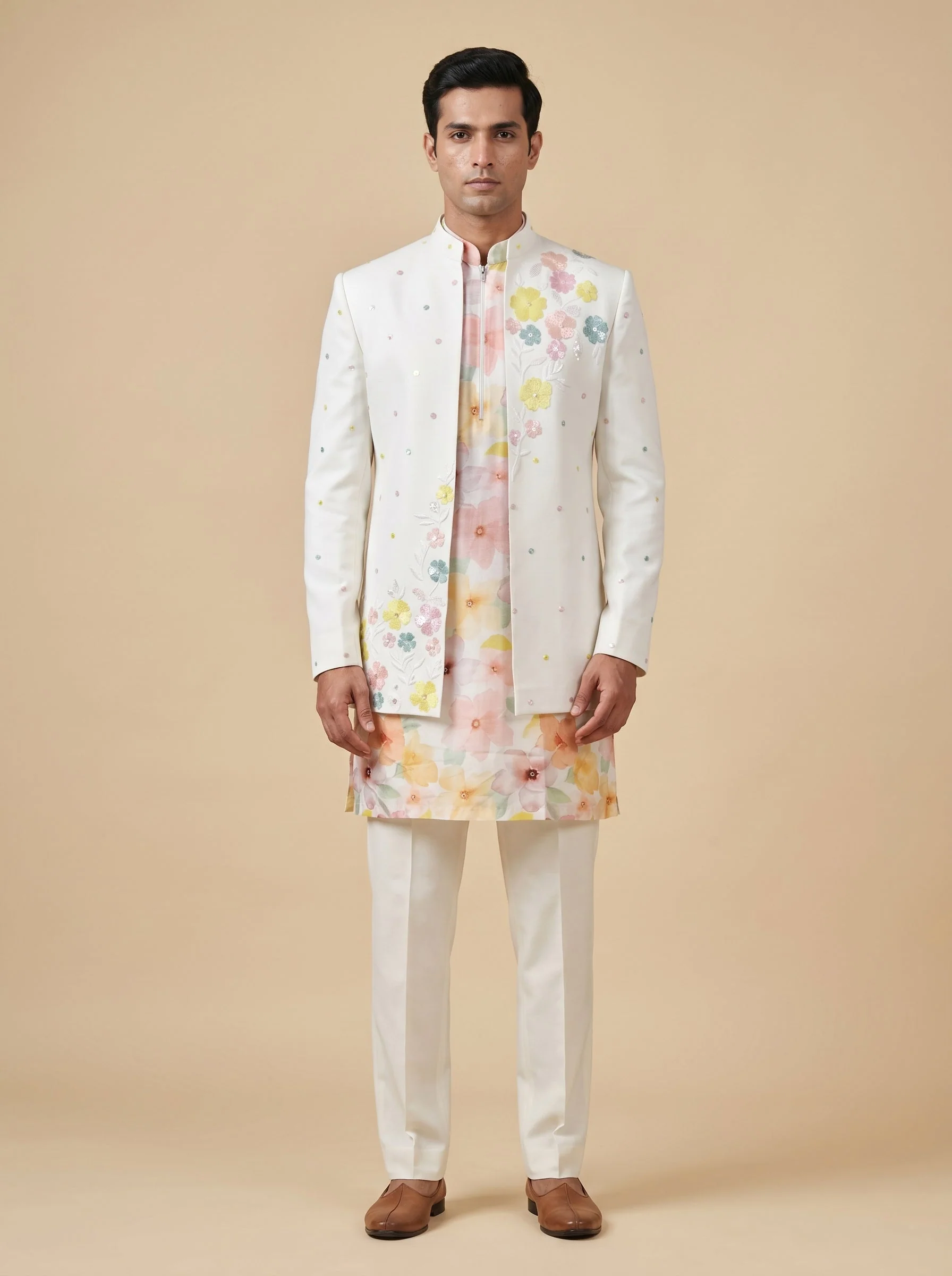 Offwhite Royal Jodhpuri Suit