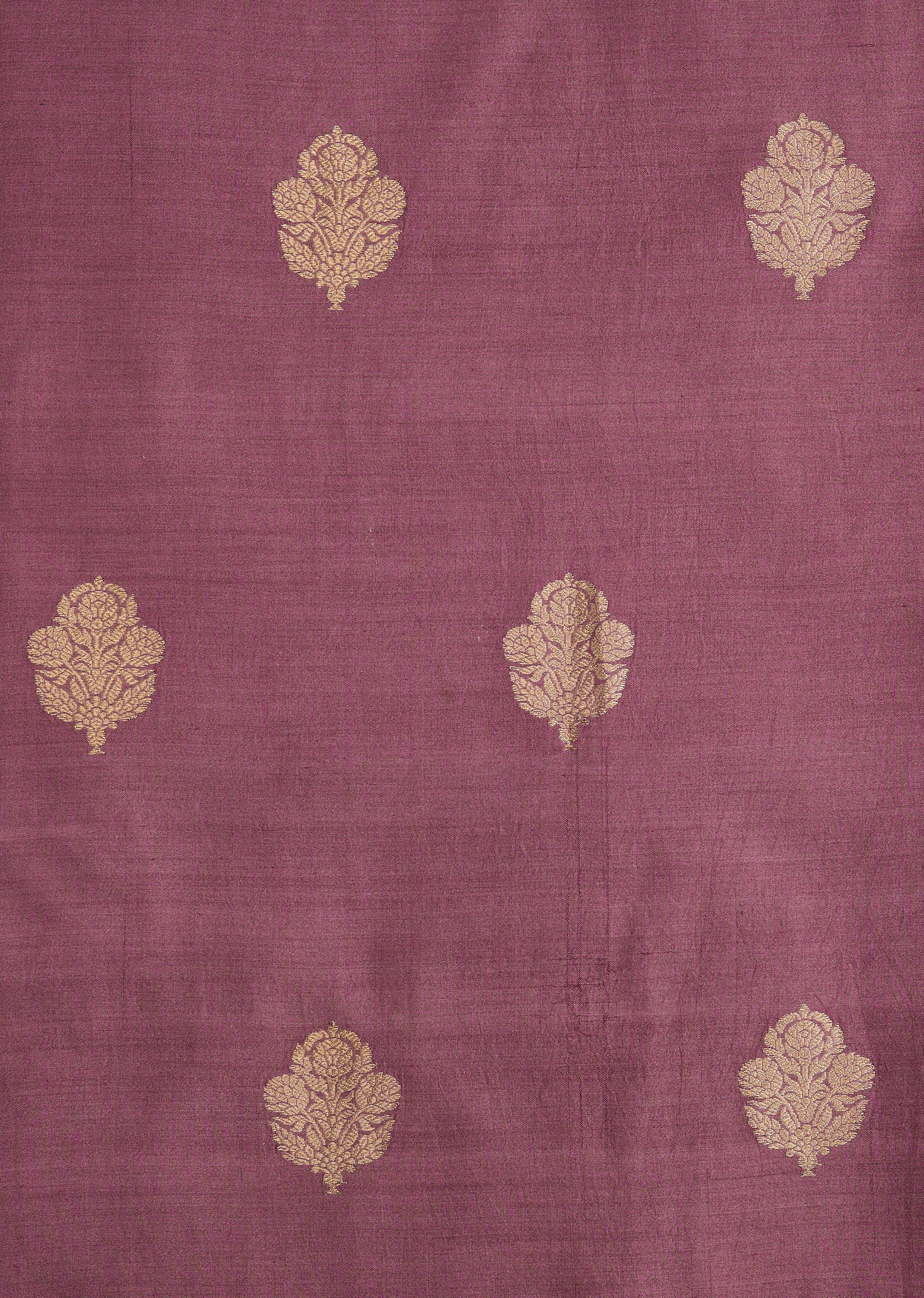 Onion Pink Banarasi Silk Unstitched Suit Set With Dupatta - Image 2