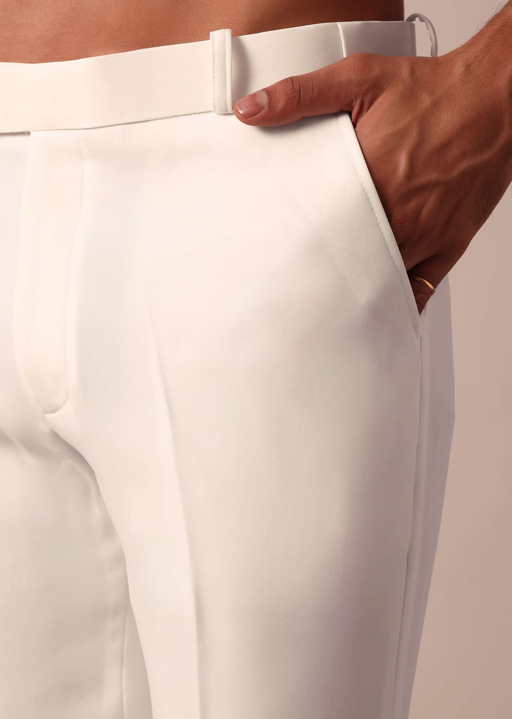 Opulent White Stylish Tuxedo For Men - Image 7