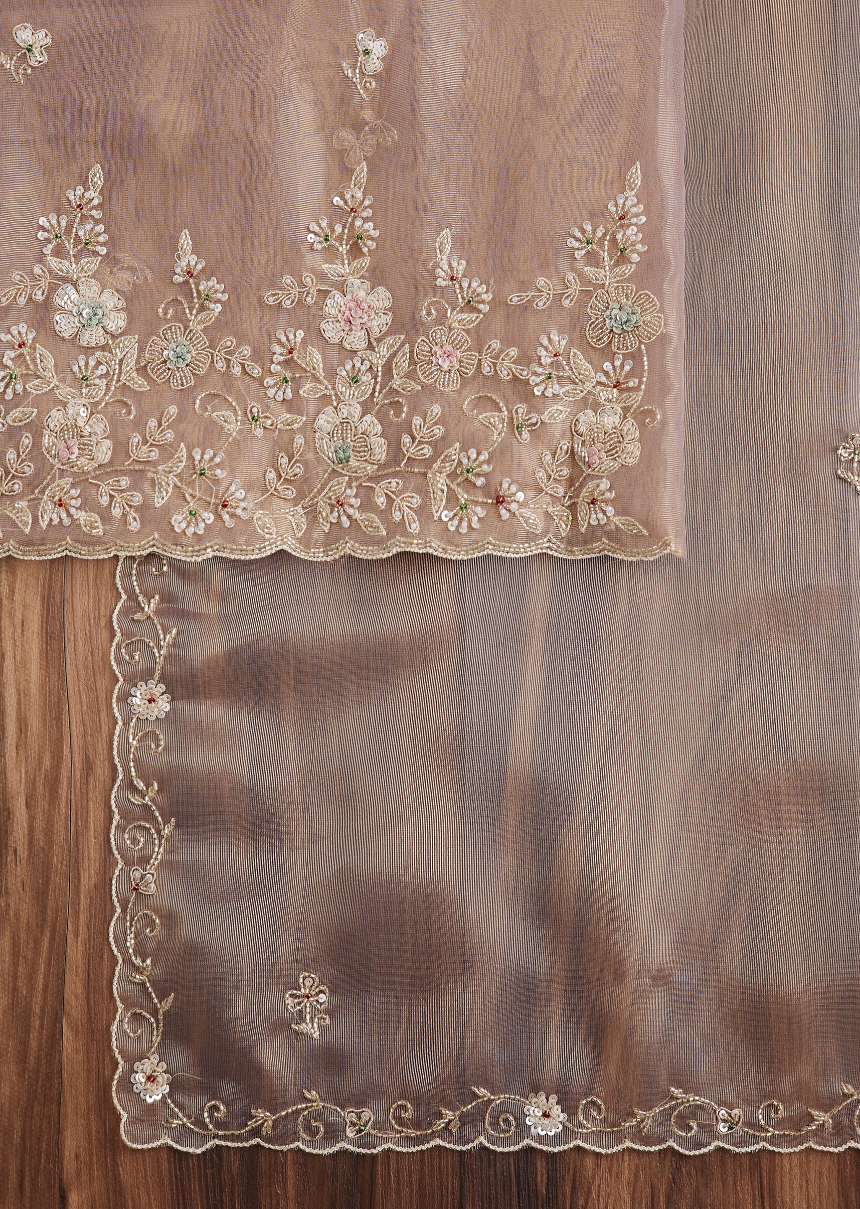 Pastel Lavender Tissue Suit Set - Image 3
