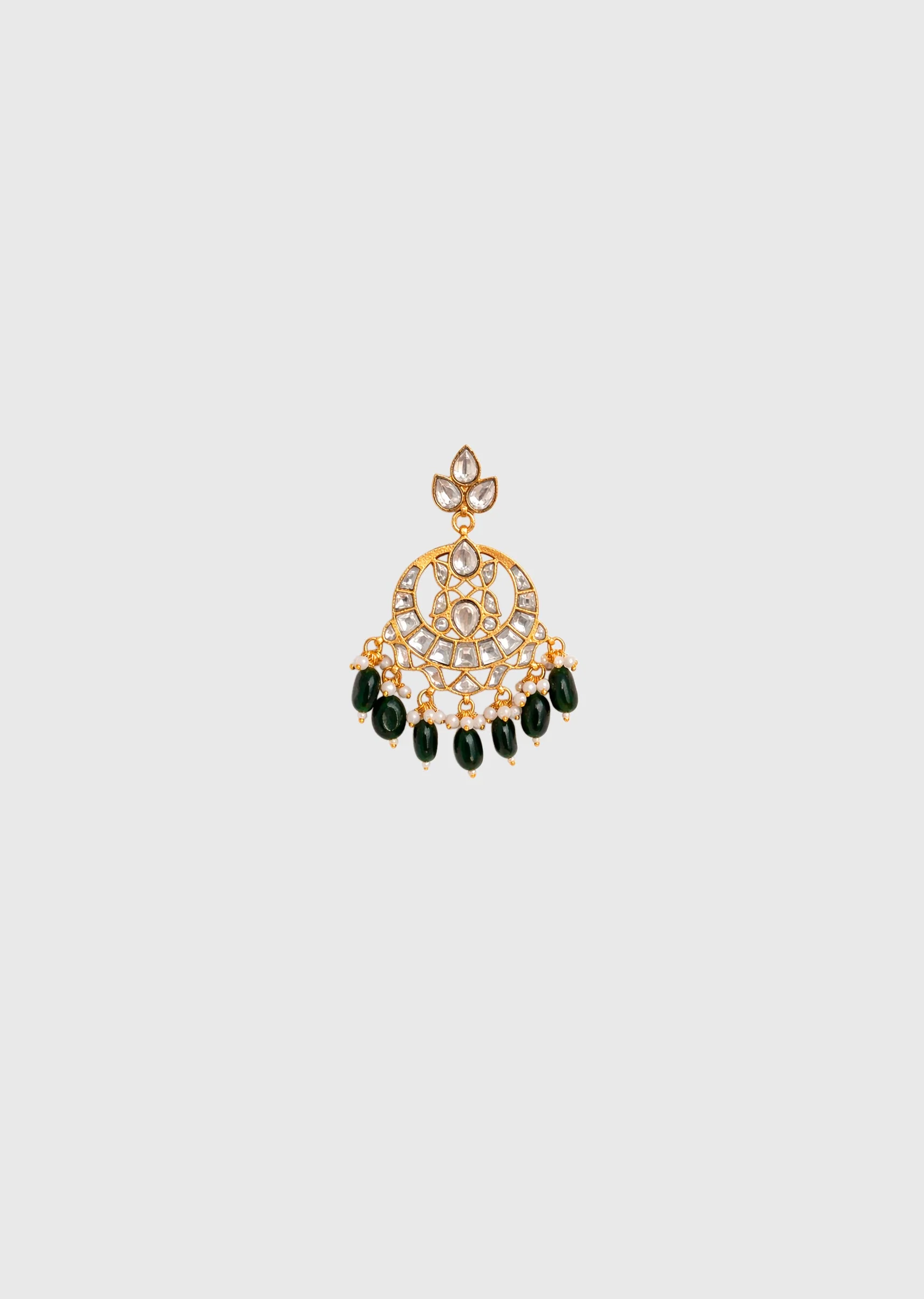 Pearl Green Earrings - Image 3