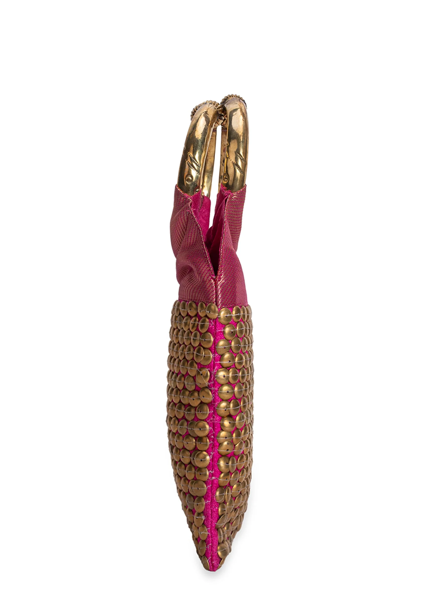 Pink Brocade Handbag - Image 4