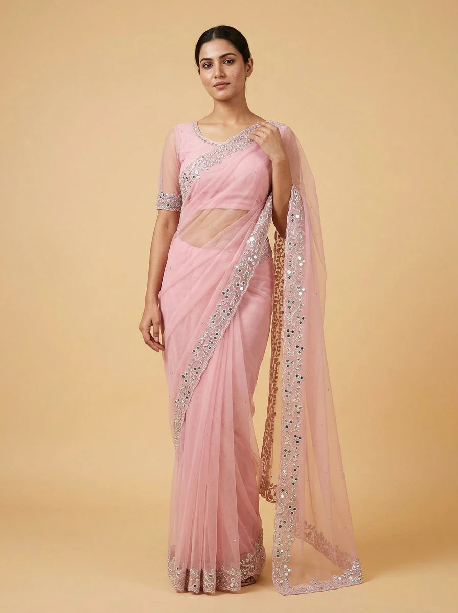Pink Delicate Grace Saree