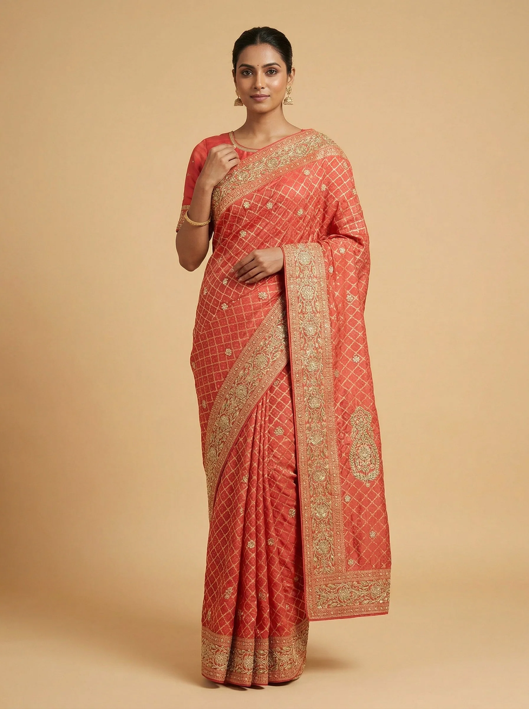 Pink Gentle Handloom Saree