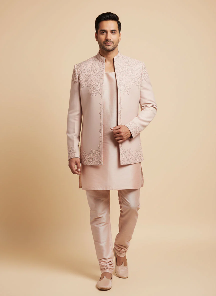 Pink Indo Western Set - Image 2