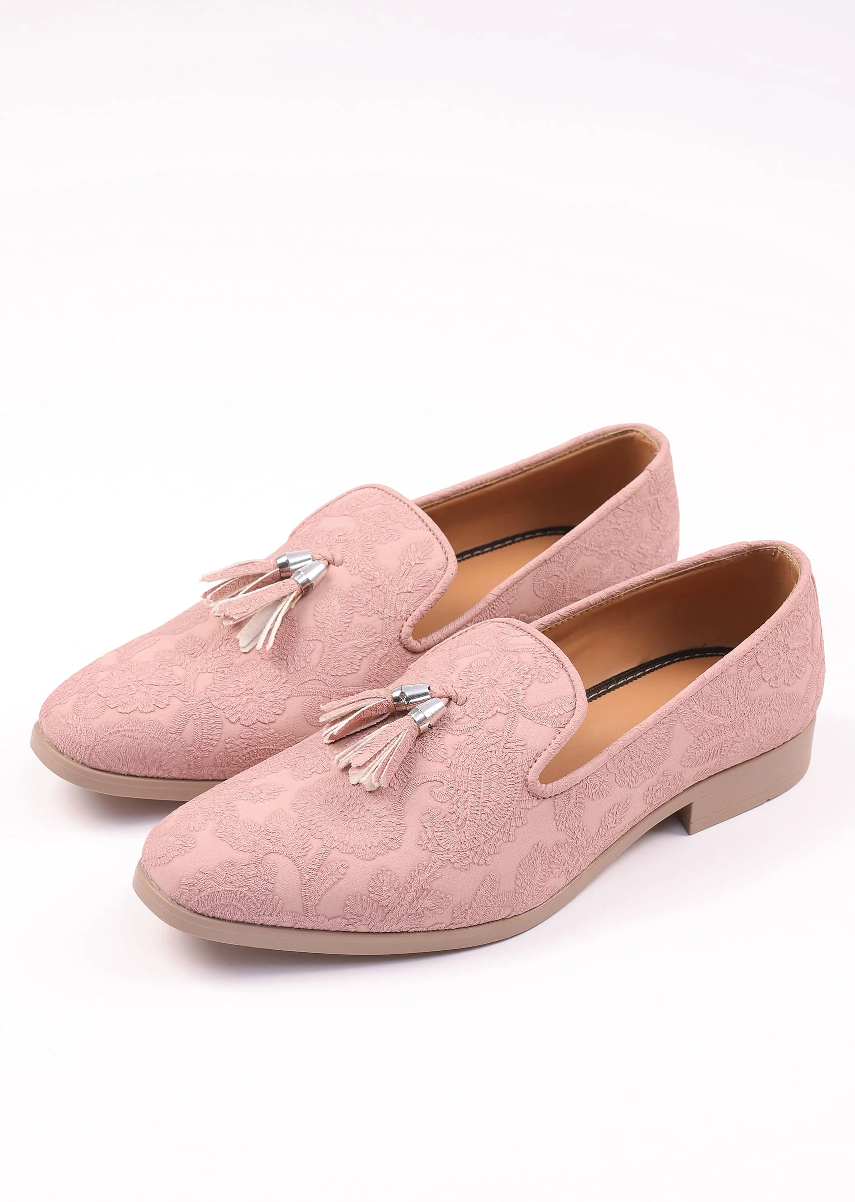 Pink Vegan Leather Tassel Jutti