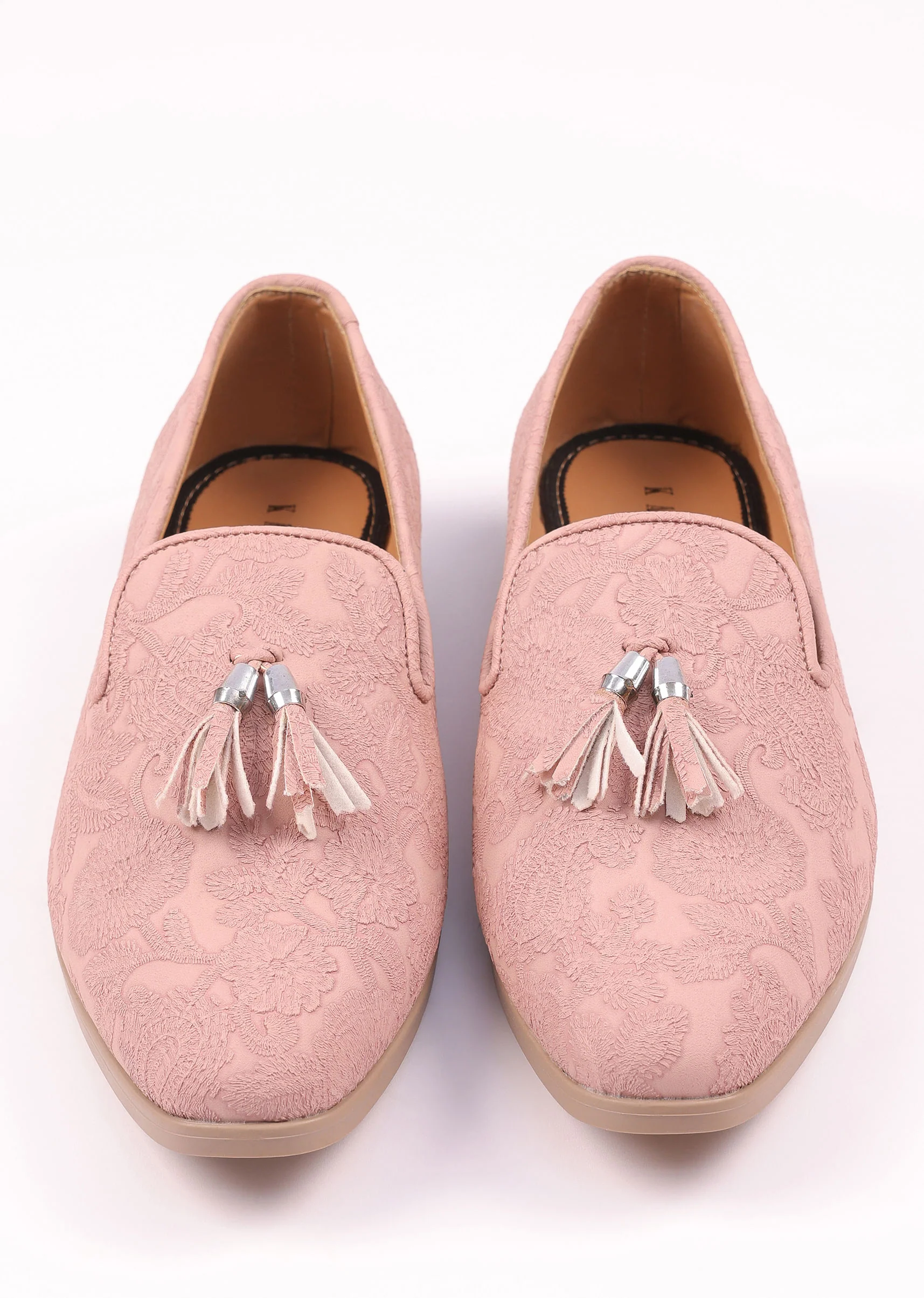 Pink Vegan Leather Tassel Jutti - Image 5