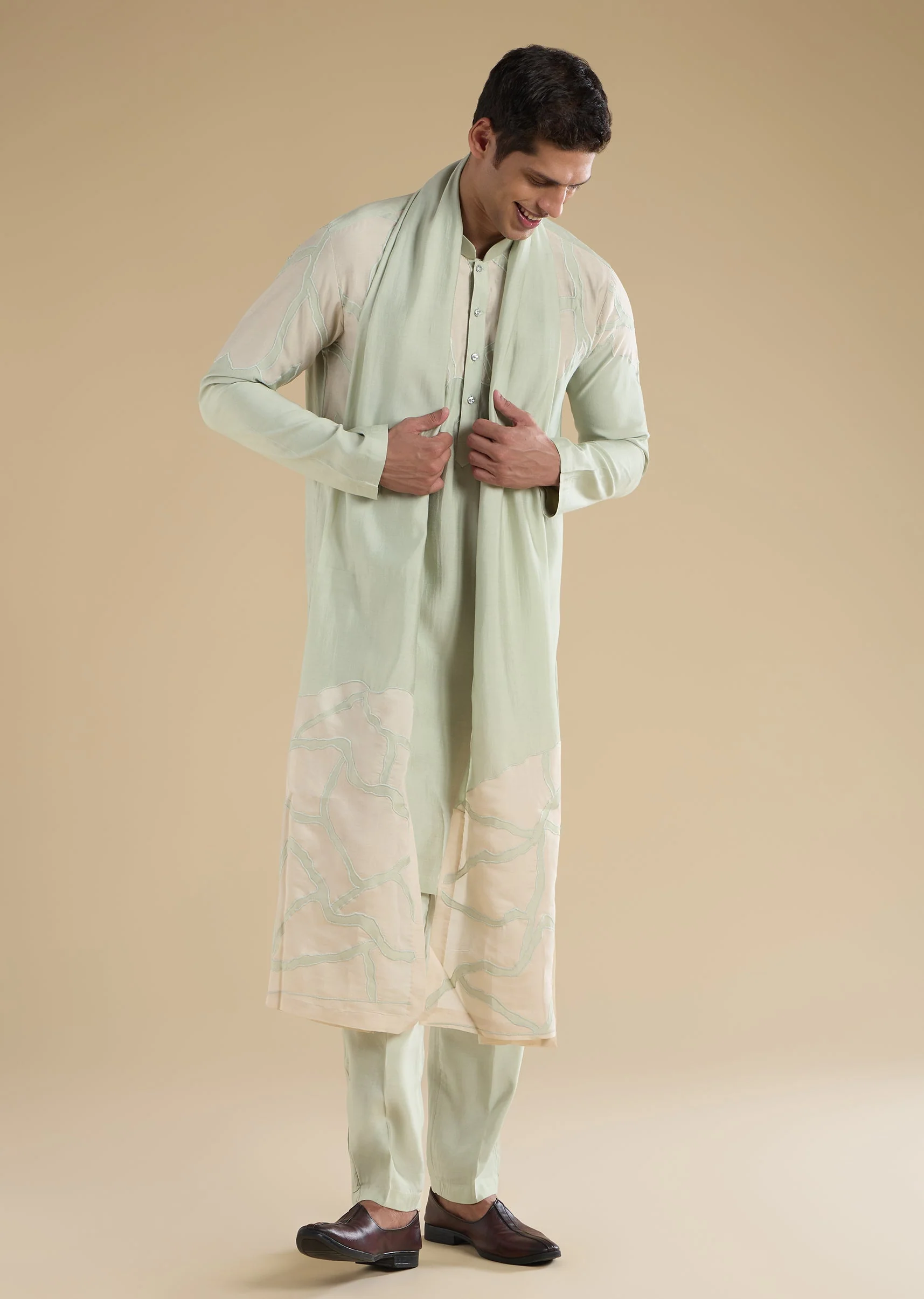 Pista Green Kurta Sets And Dupattas