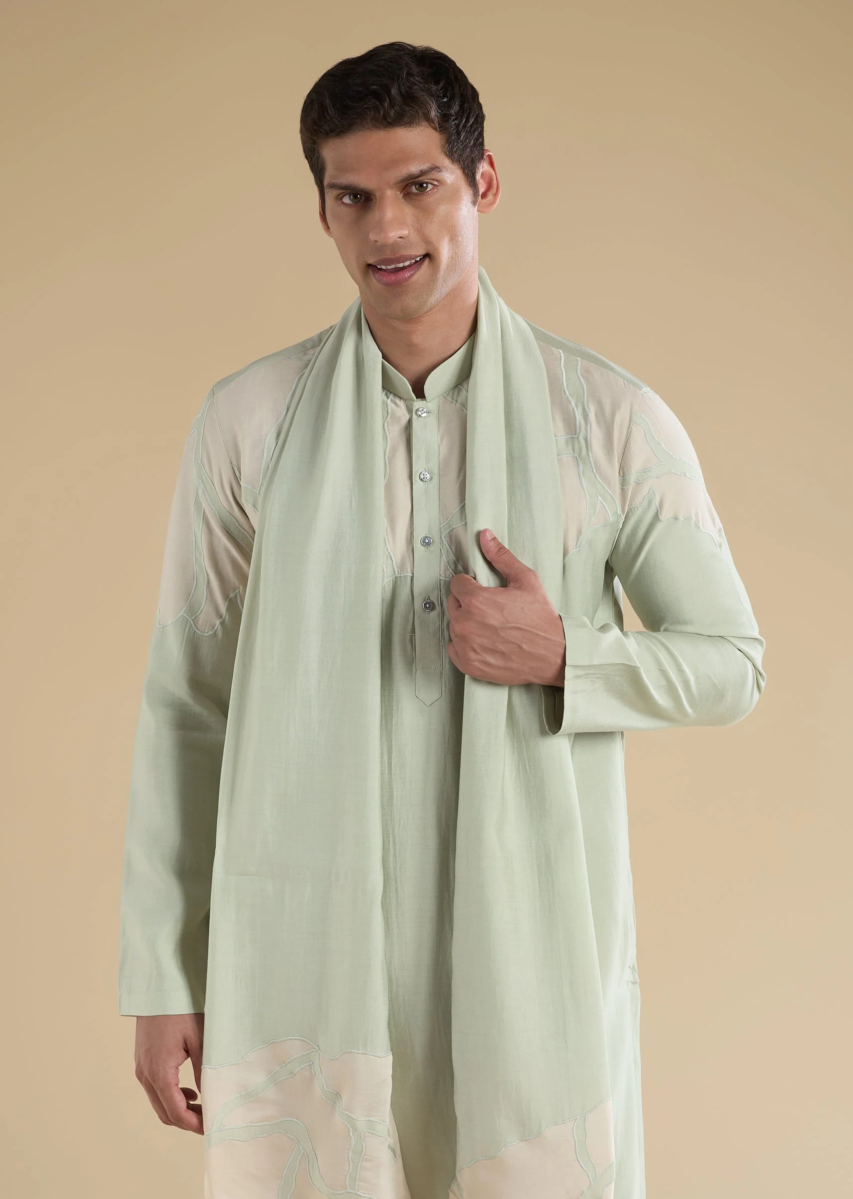 Pista Green Kurta Sets And Dupattas - Image 2