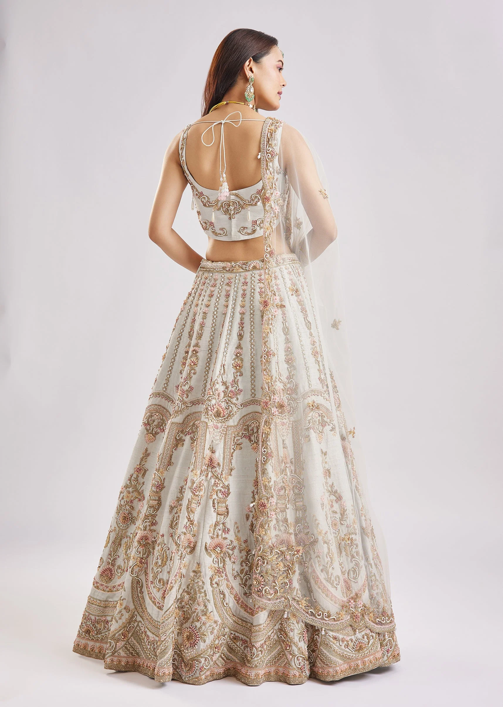 Powder Blue Corset Bridal Vision - Image 3