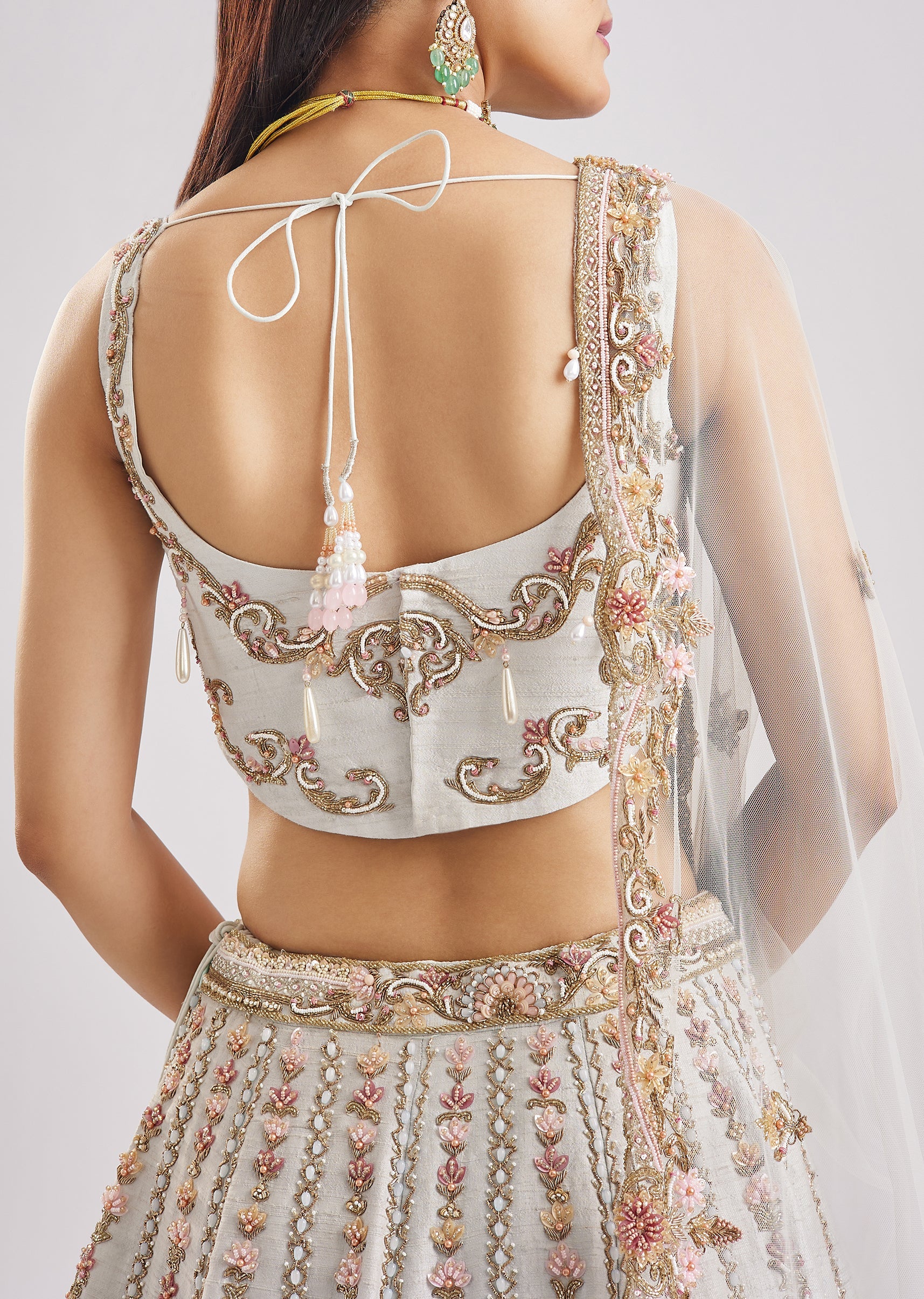 Powder Blue Corset Bridal Vision - Image 8