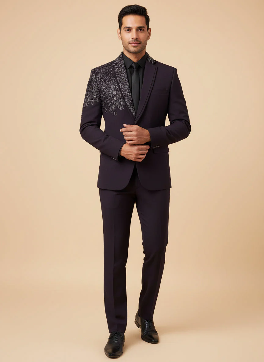 Purple Designer Tuxedo - Image 2