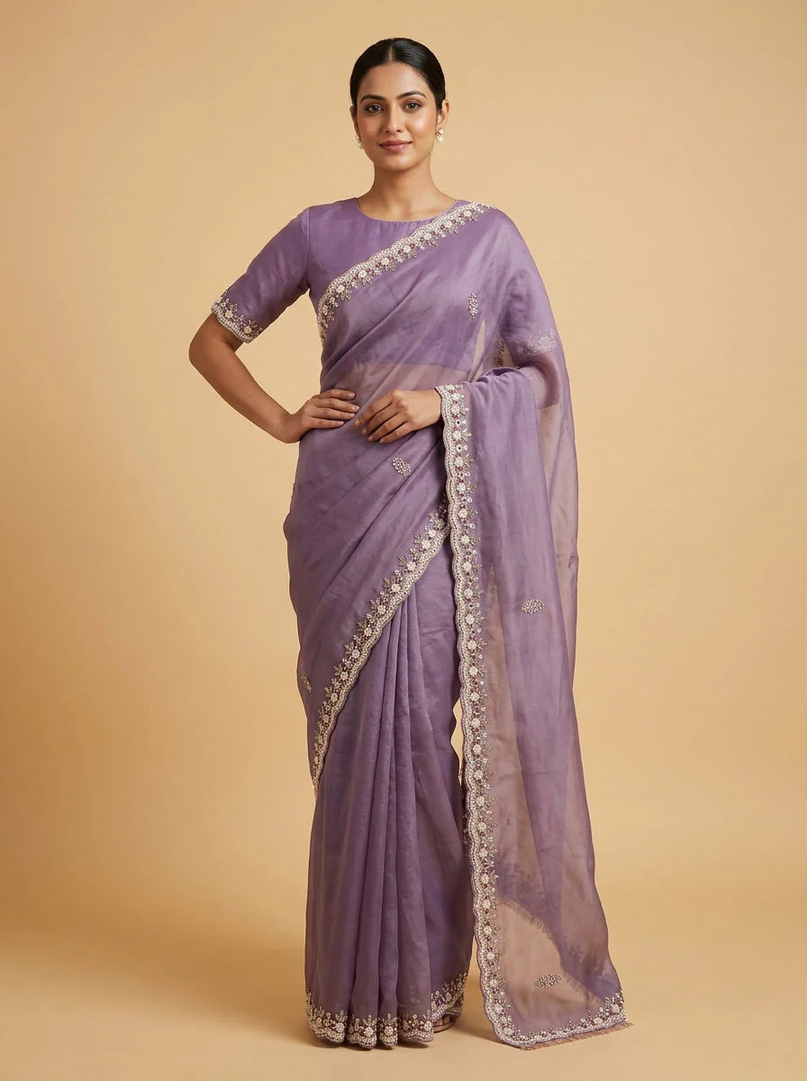 Purple Imperial Regal Saree