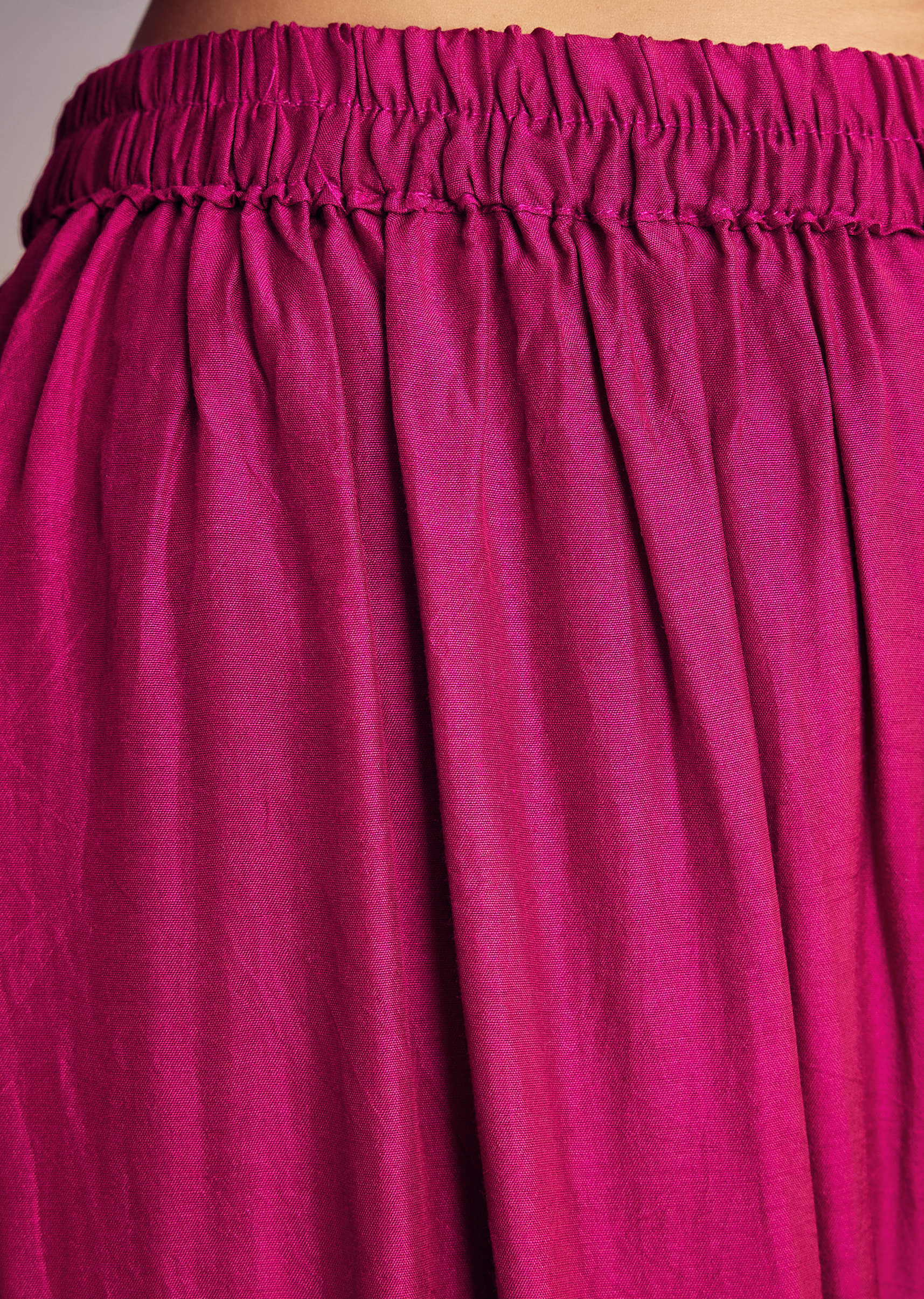 Purple Patola And Bandhani Print Kurta Set With Banarasi Dupatta - Image 6