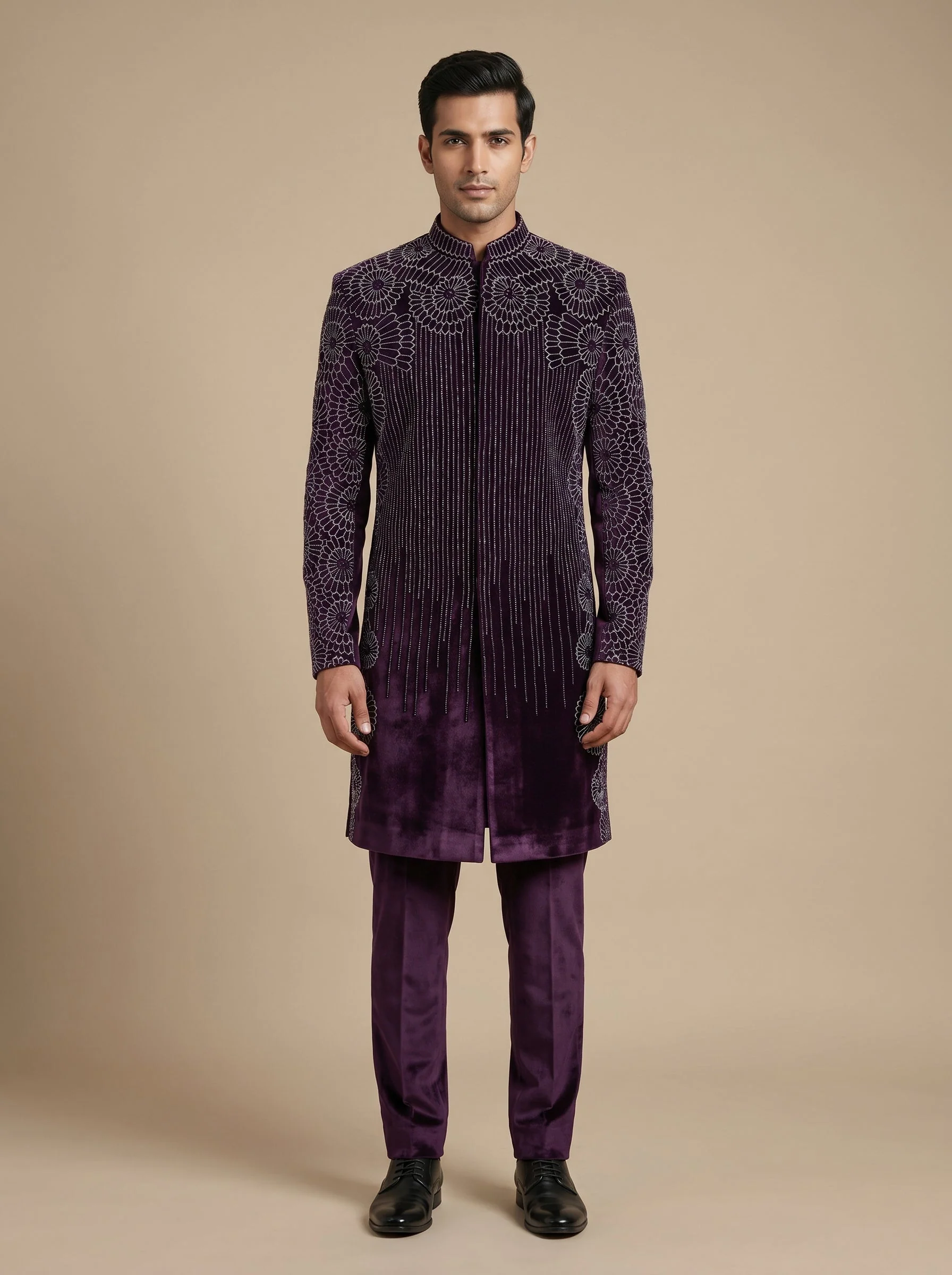 Purple Royal Indowestern