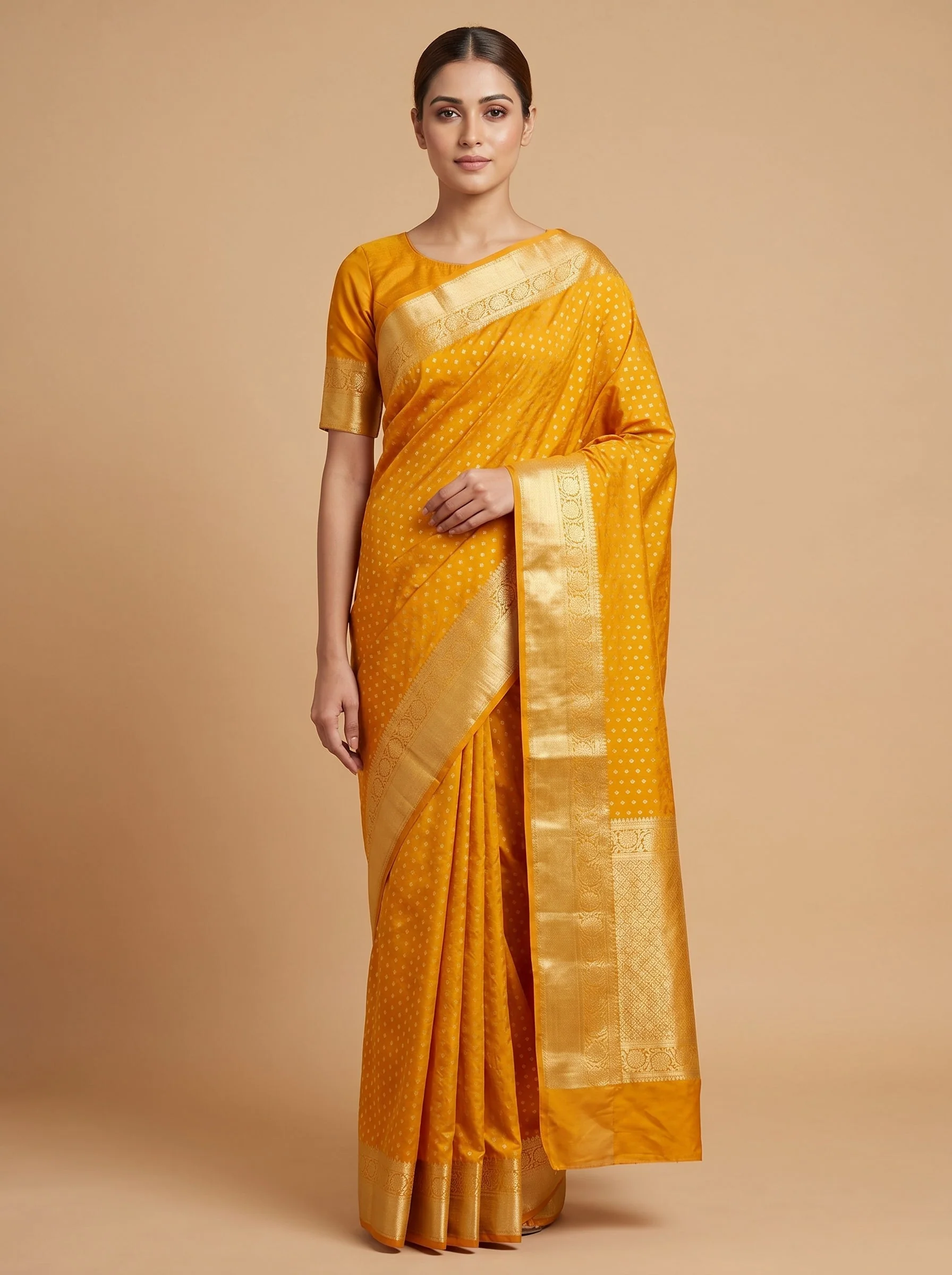Radiant Mustard Elegance
