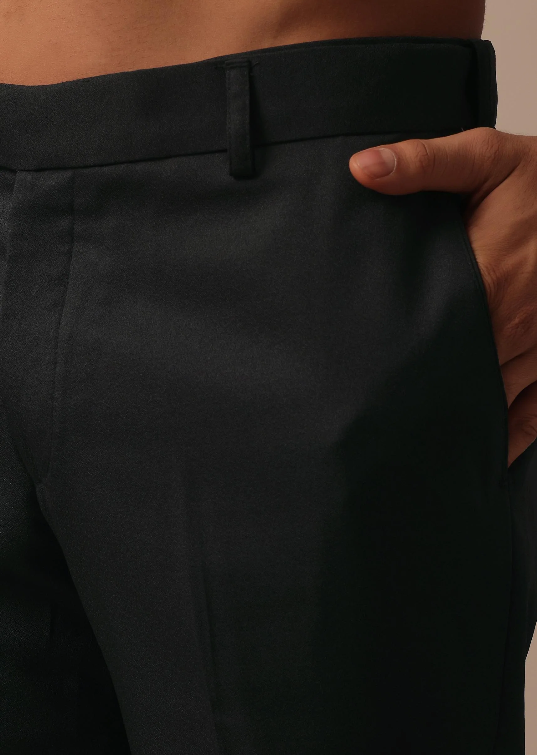 Refined Black Tuxedo Adorned with Intricate All Over Embroidery - Image 7