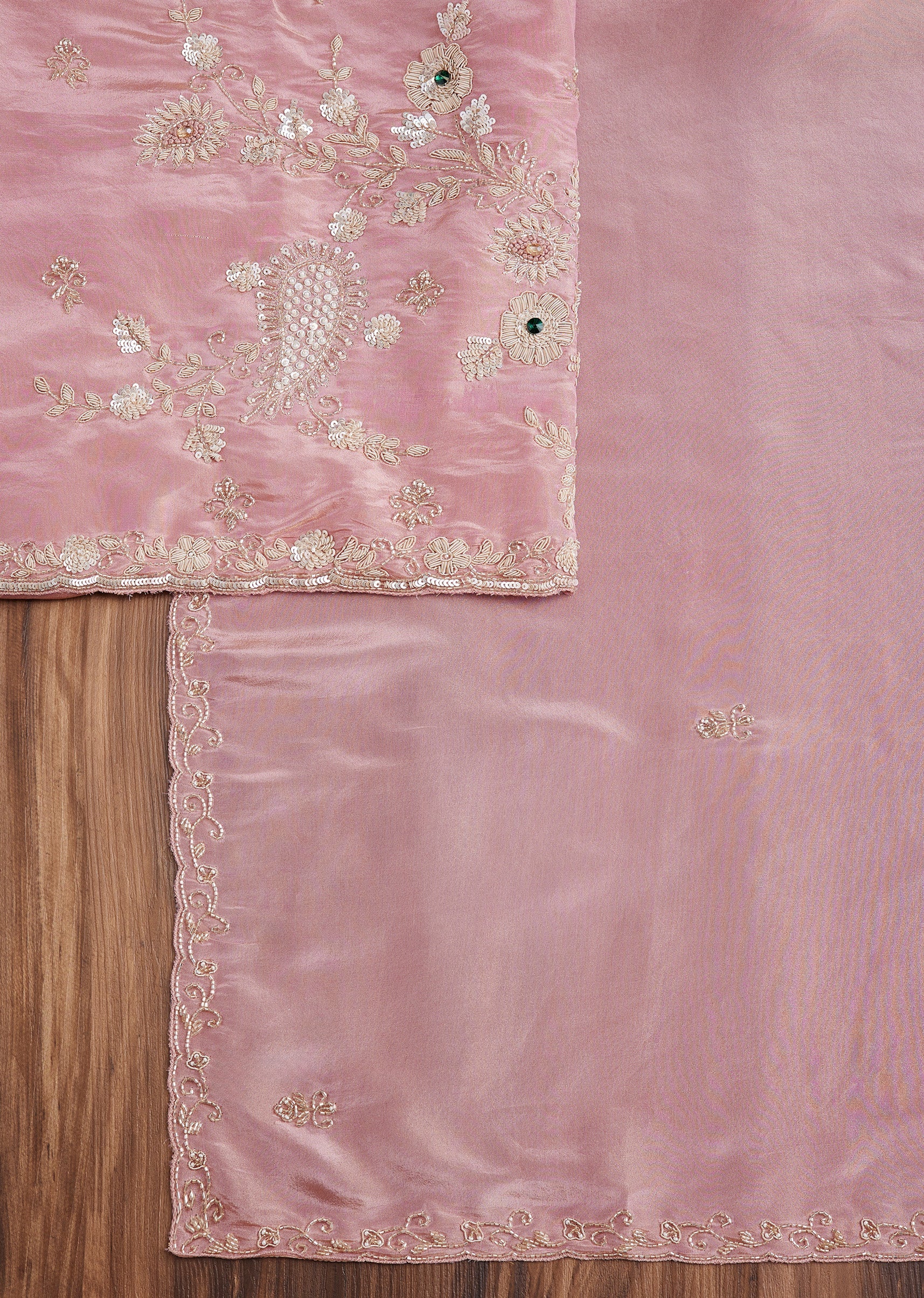 Romantic Pink Tissue Suit Set - Image 3