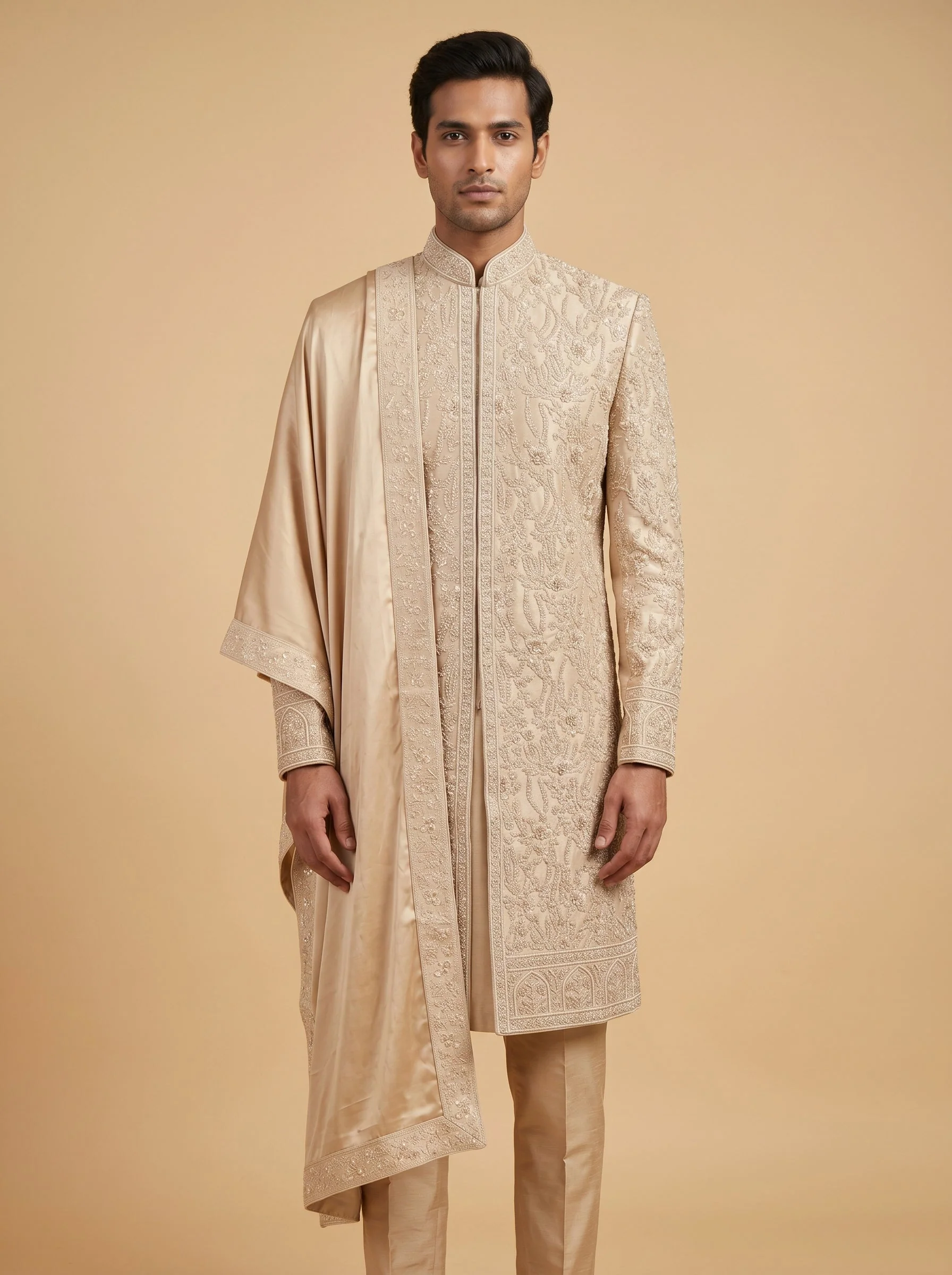 Rose Gold Regal Sherwani