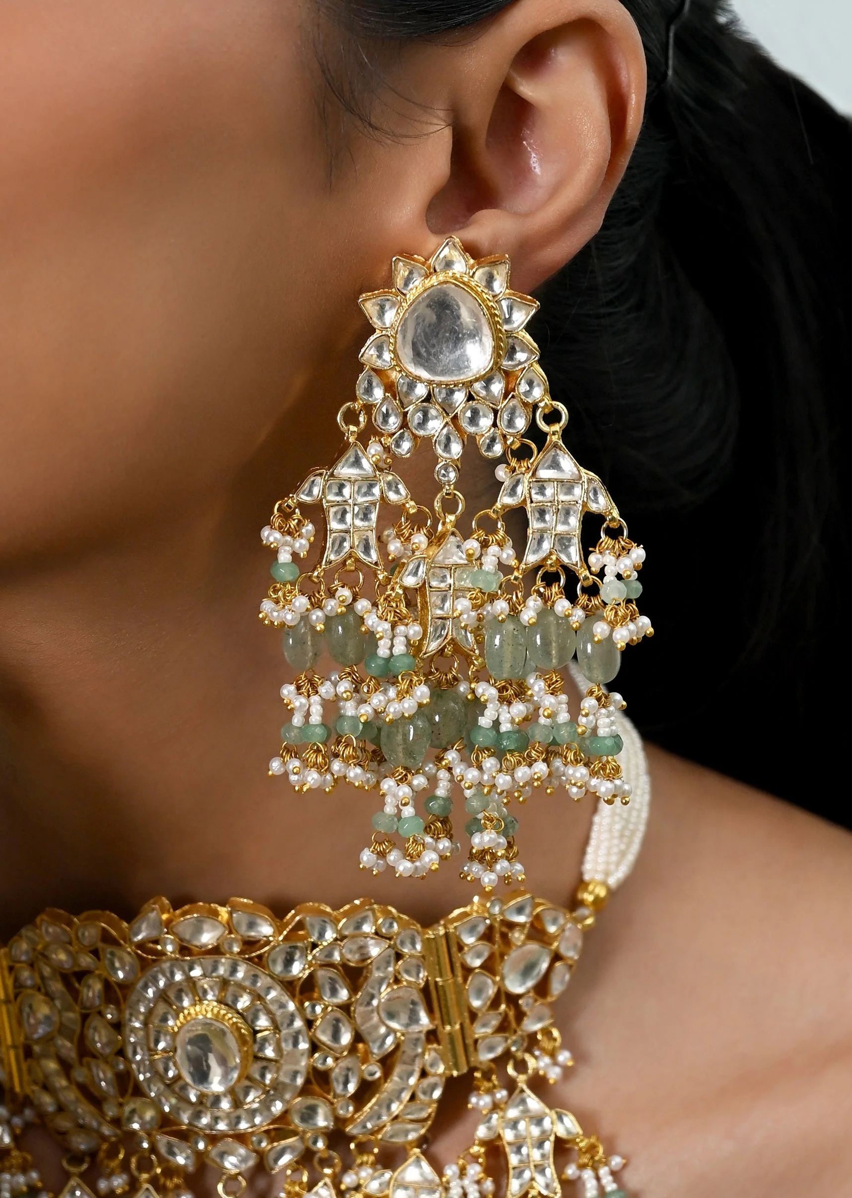 Royal Jadau Kundan Choker Set - Image 2