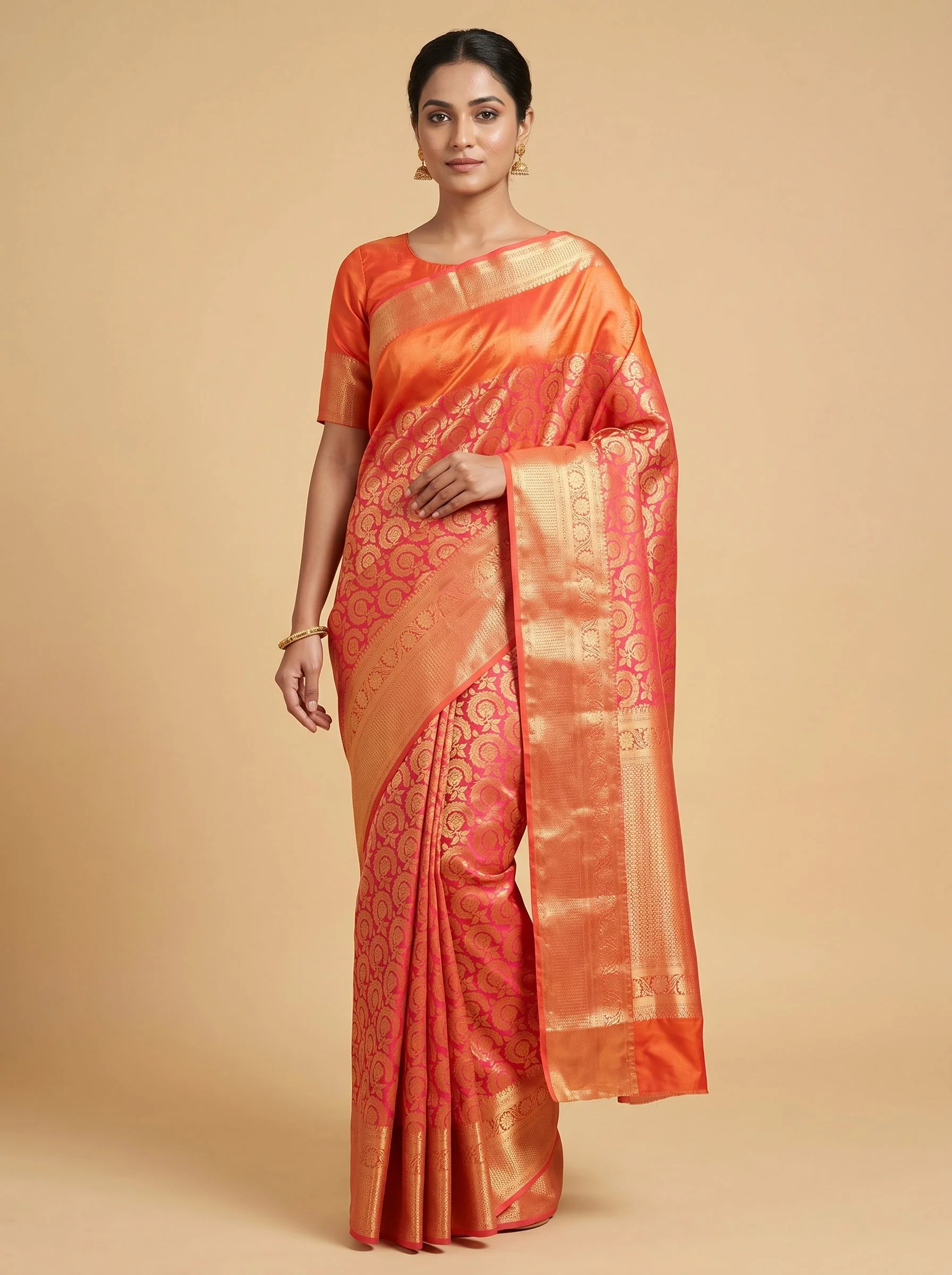 Scarlet Classic Glow Saree