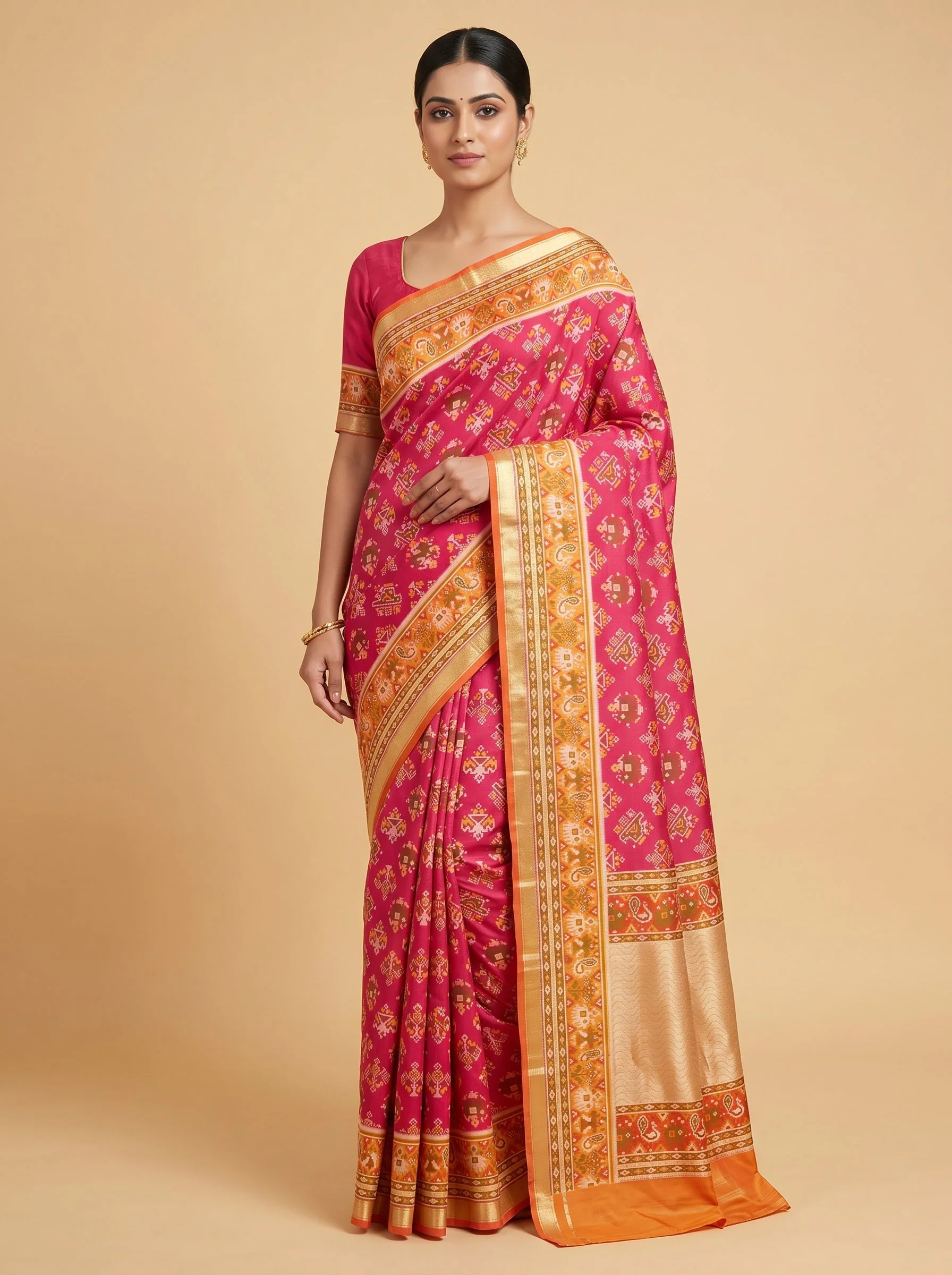 Scarlet Loom Elegance