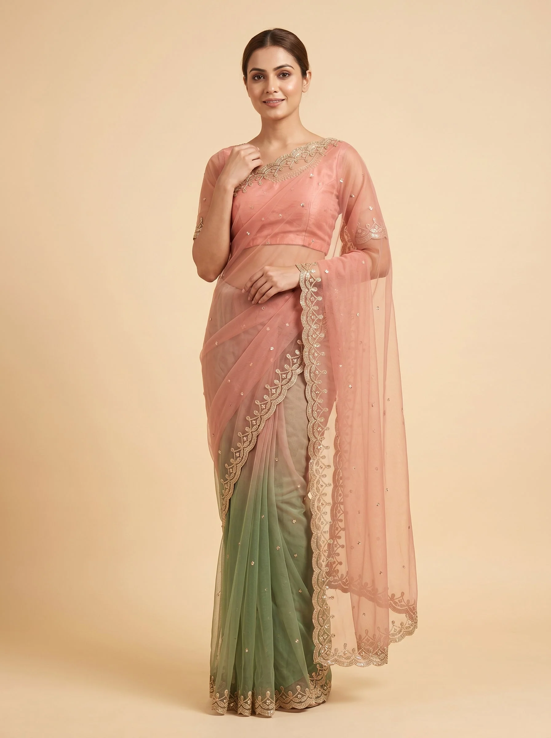 Shaded Tone Harmony Saree